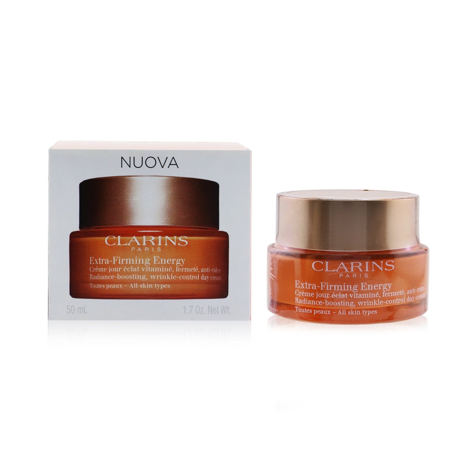 Clarins Extra-Firming Energy Radiance-Boosting, Wrinkle-Control Day Cream 50ml/1