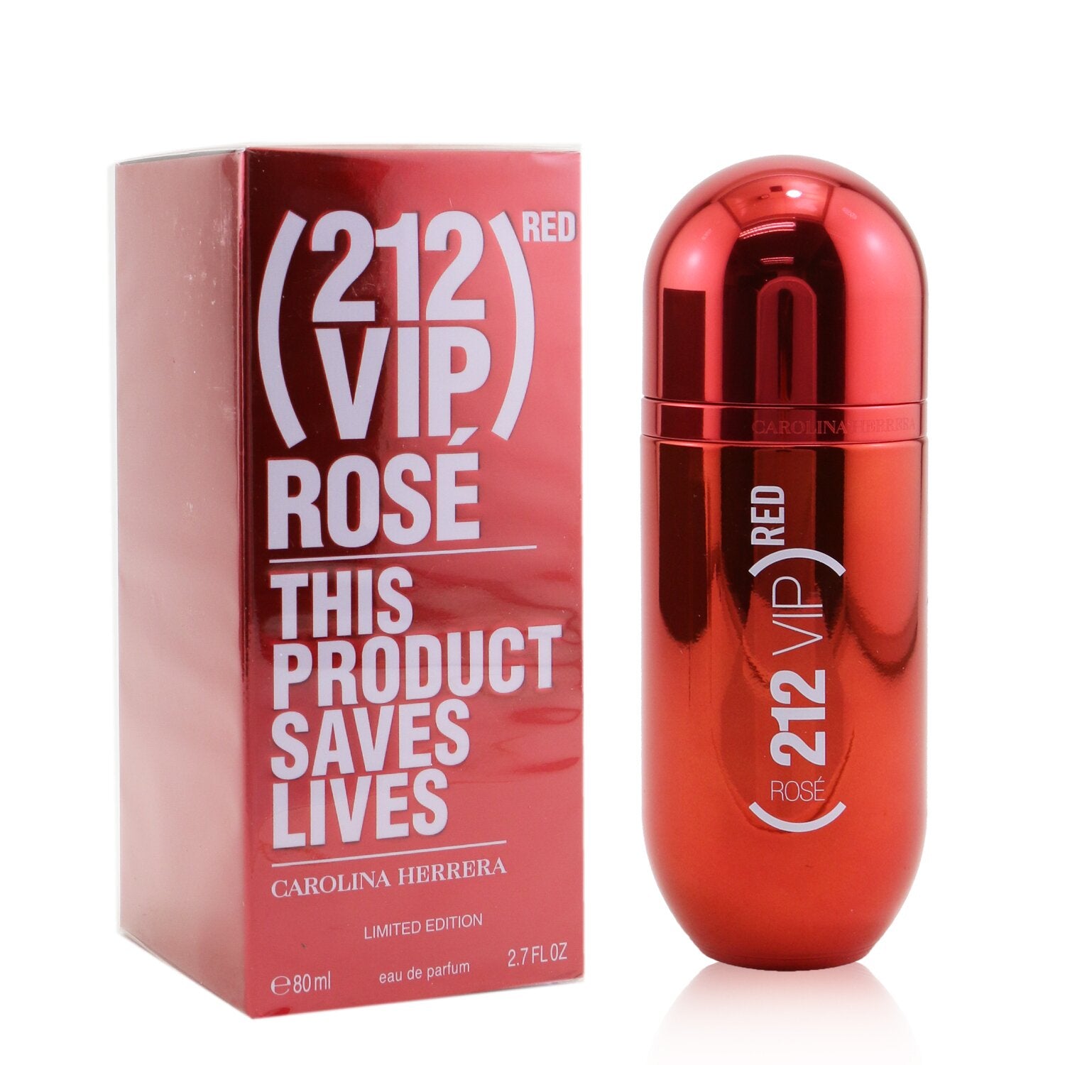 Carolina Herrera 212 VIP Rose Red Eau De Parfum Spray (Limited Edition) 80ml/2.7