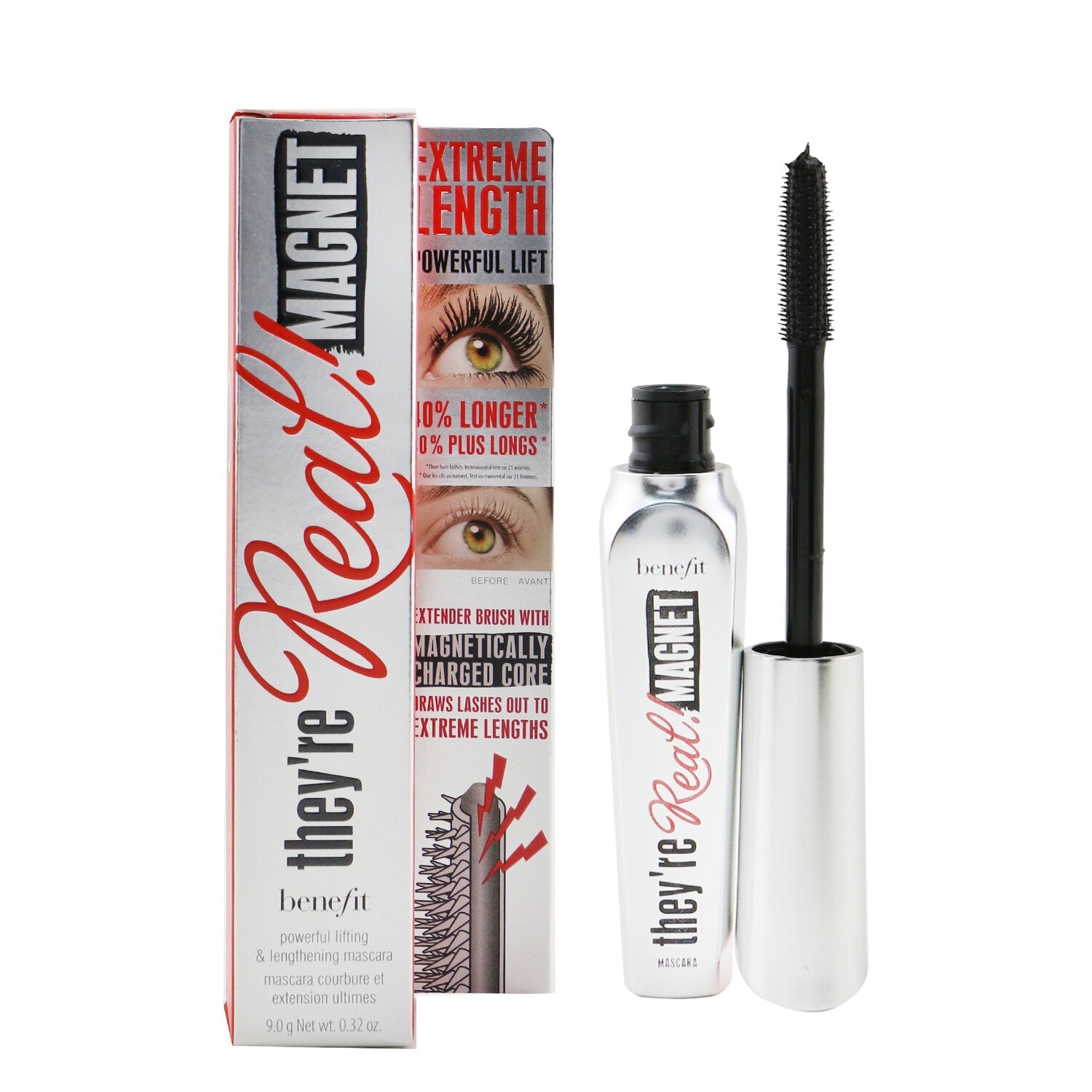 Benefit They're Real! Magnet Powerful Lifting & Lengthening Mascara - # Supercha
