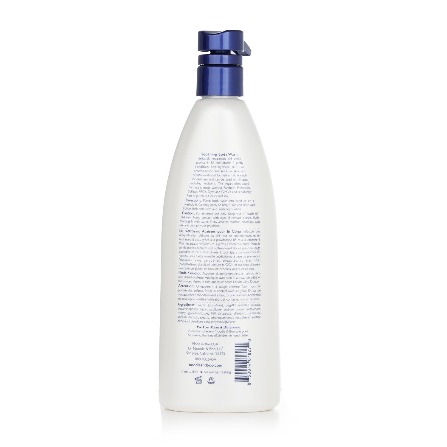 Noodle & Boo Soothing Body Wash - Fragrance Free