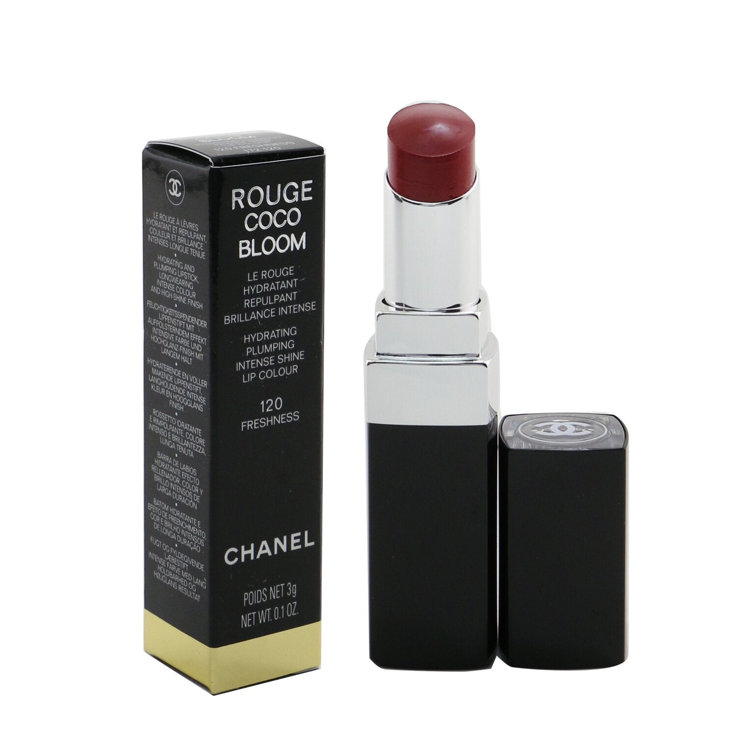 Chanel Rouge Coco Bloom Hydrating Plumping Intense Shine Lip Colour - # 120 Fres