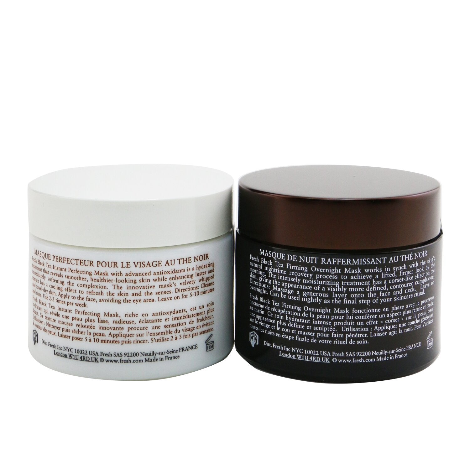 Fresh Black Tea Age-Delay For Night & Day Set: Black Tea Instant Perfecting Mask