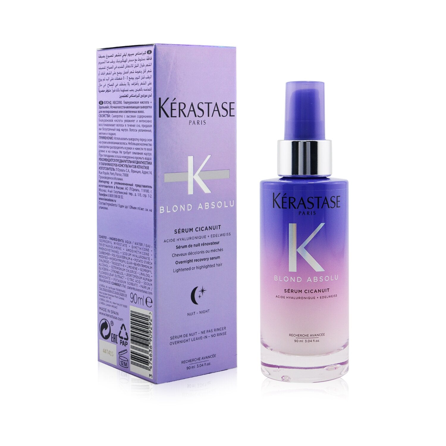 Kerastase Blond Absolu Serum Cicanuit Overnight Recovery Serum (Lightened or Hig