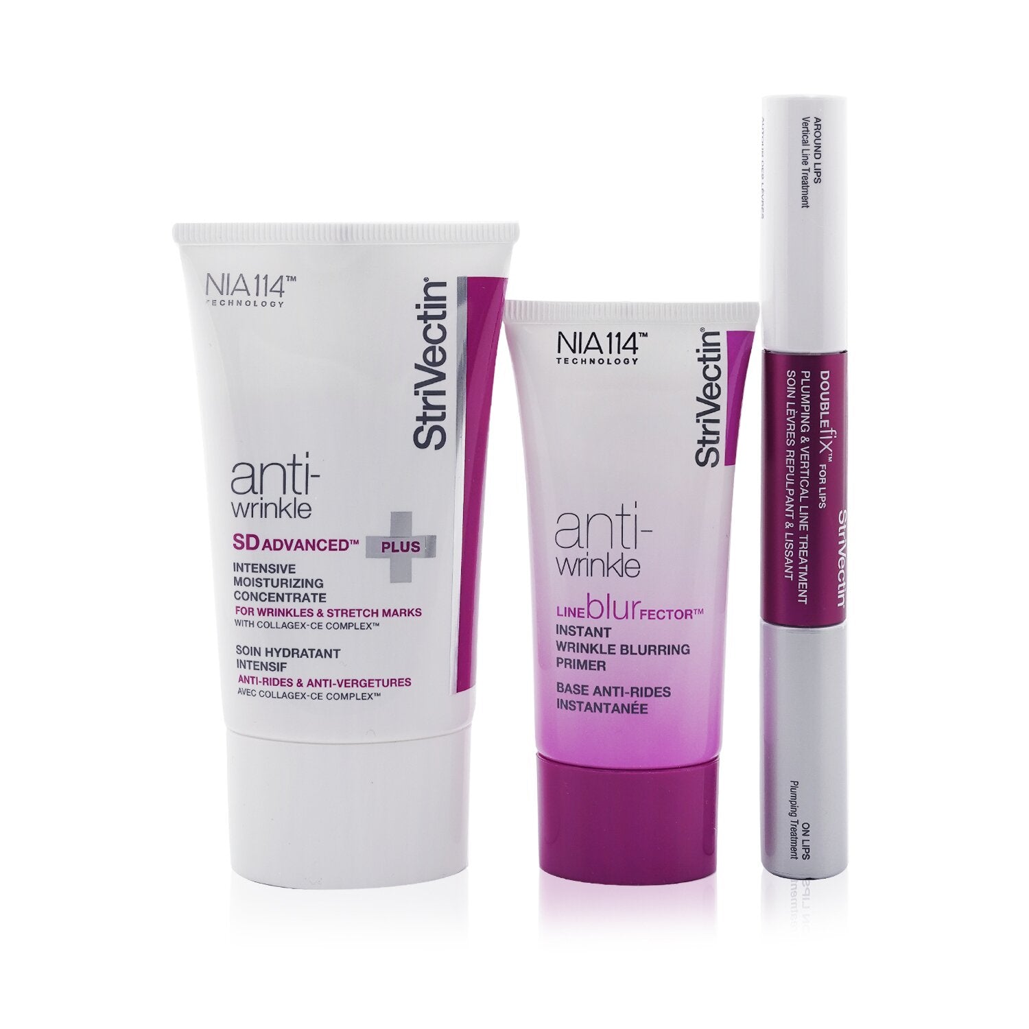 StriVectin Smart Smoothers Full Size Trio Set: Intensive Moisturizing Concentrat