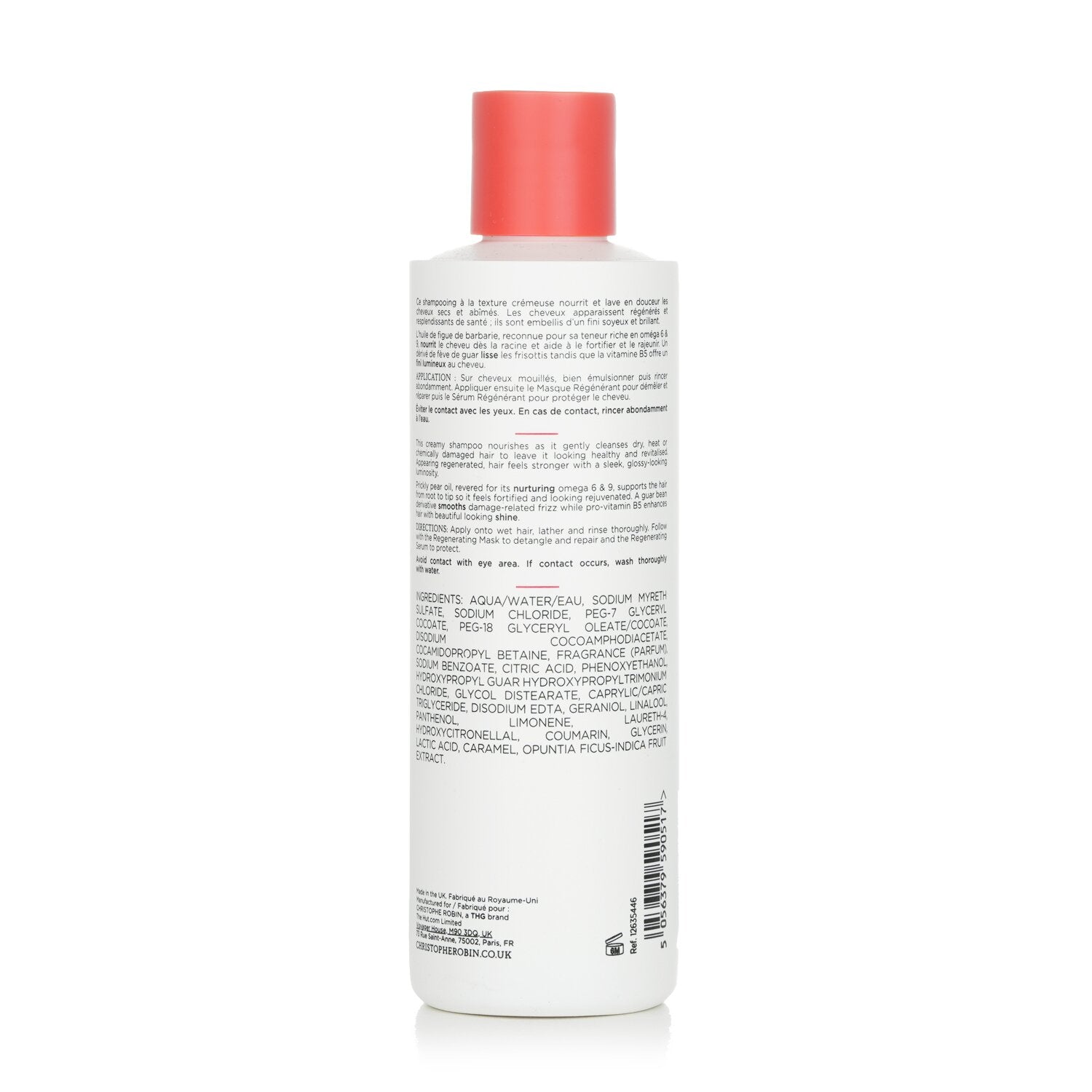 Christophe Robin Regenerating Shampoo with Prickly Pear Oil - Dry & Damaged Hair