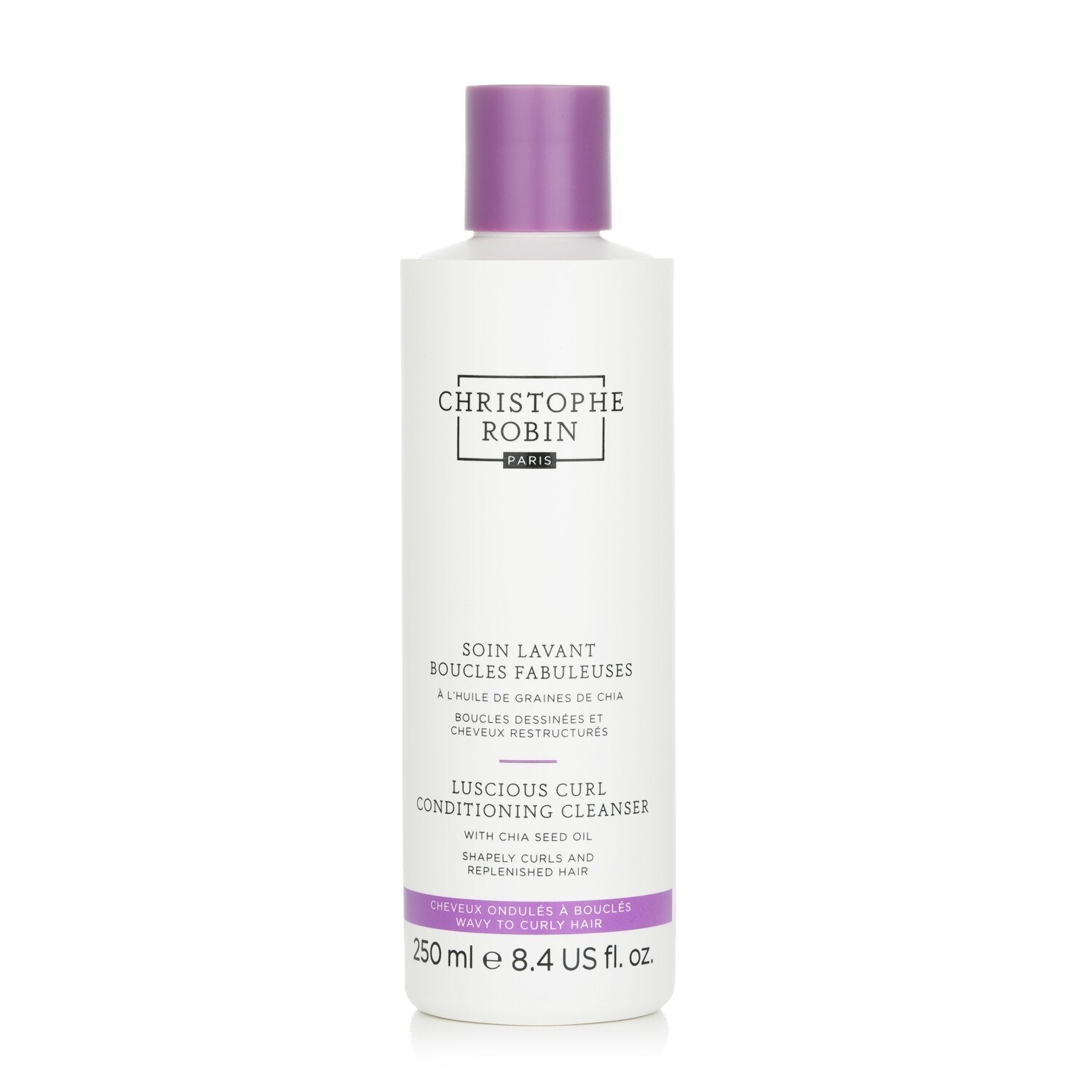 Christophe Robin Luscious Curl Conditioning Cleanser with Chia Seed Oil 250ml/8.