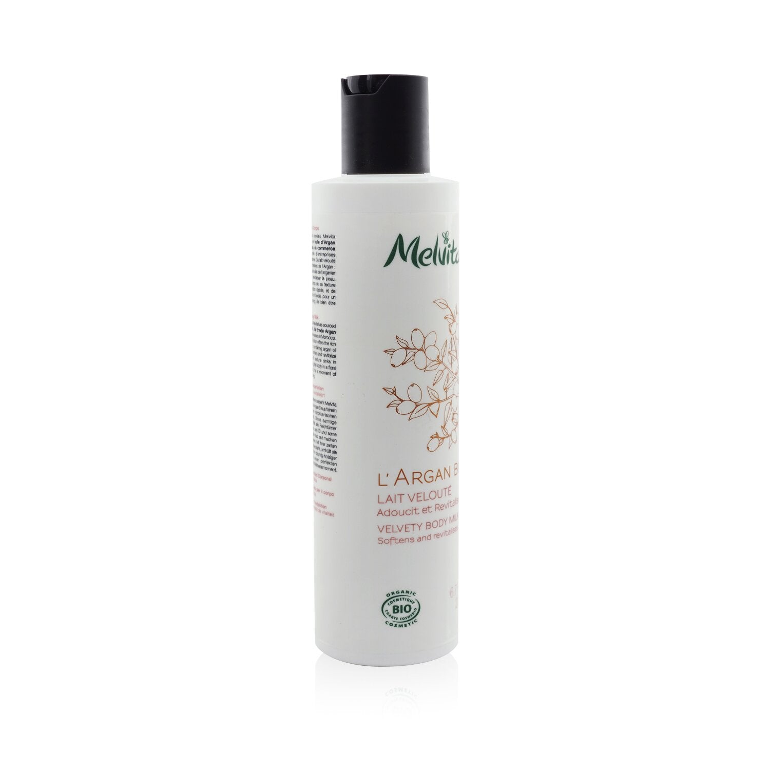 Melvita L'Argan Bio Velvet Body Milk - Softens & Revitalises 200ml/6.7oz