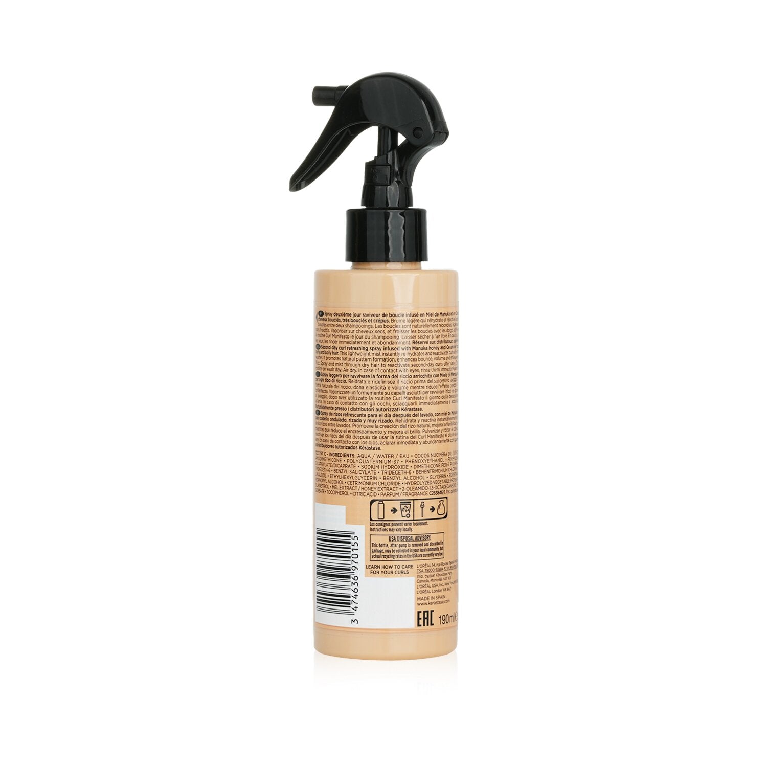 Kerastase Curl Manifesto Refresh Absolu Second Day Curl Refreshing Spray (For Cu