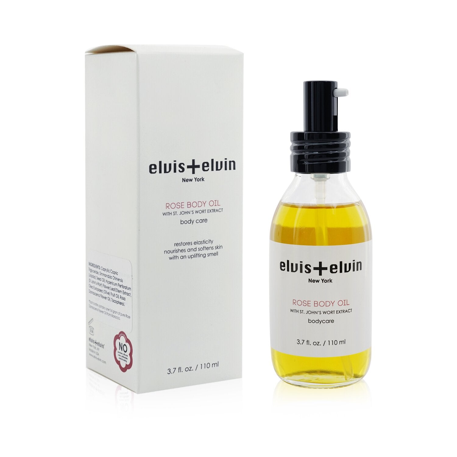 Elvis + Elvin Rose Body Oil 110ml/3.7oz