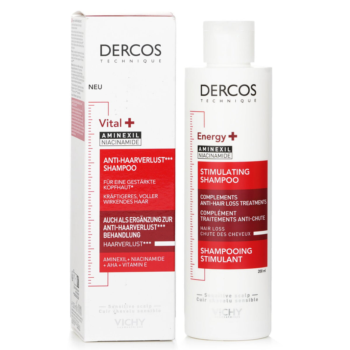 Vichy Dercos Energising Shampoo - Targeted Hairloss 200ml/6.7oz