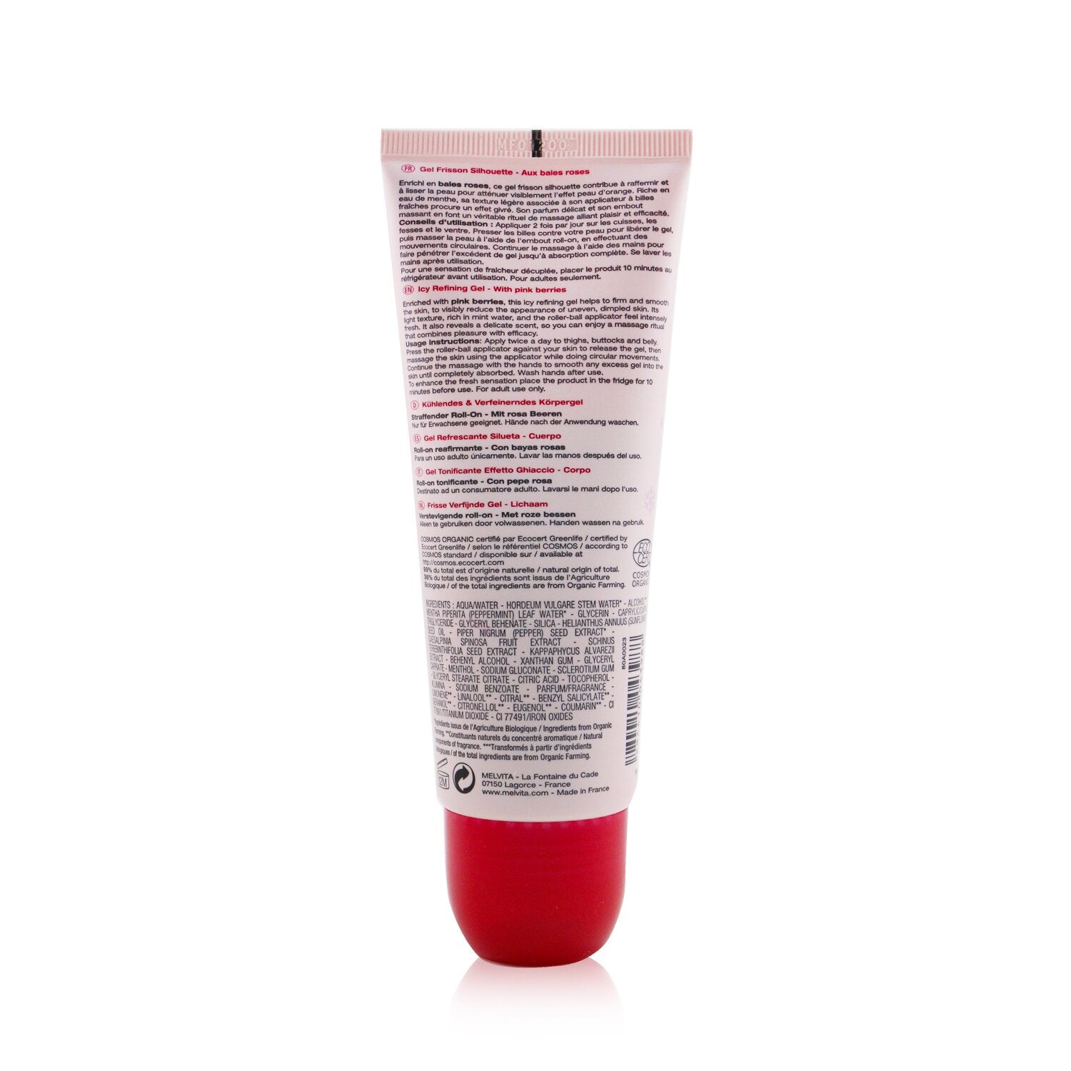 Melvita L'Or Rose Icy Refining Gel 100ml/3.3oz