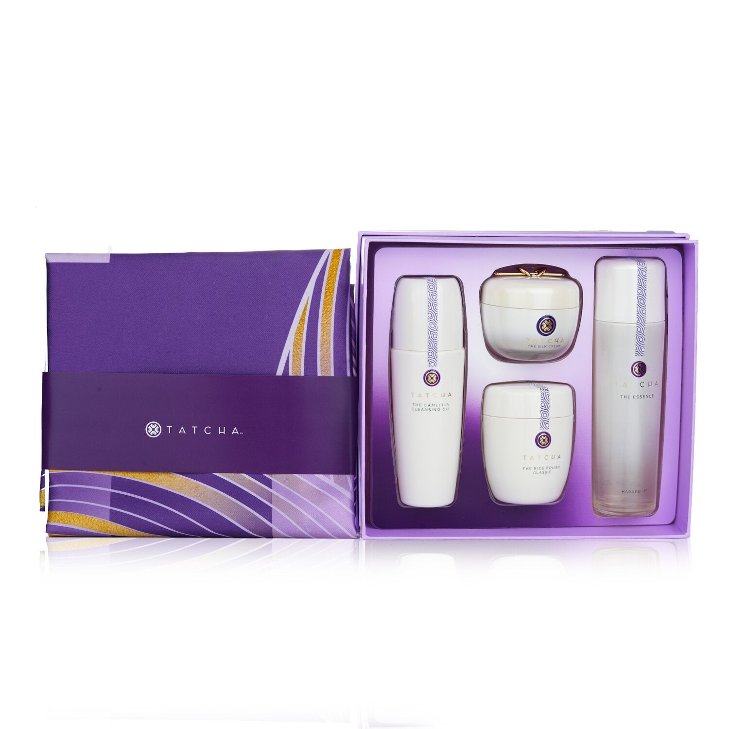 Tatcha Ritual For Firm Skin Set: Camellia Cleansing Oil 150ml + Essence 150ml +