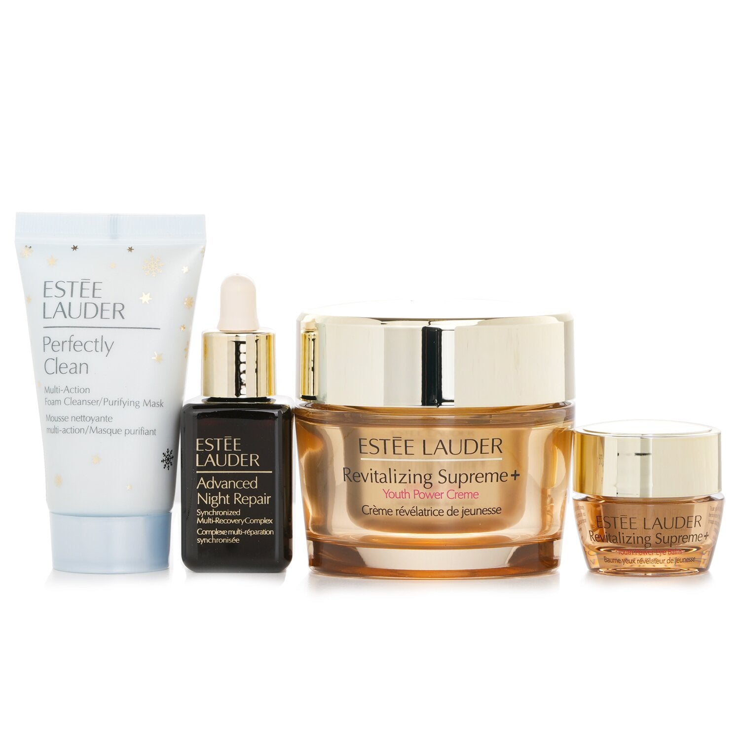 Estee Lauder Firm And Lift Wonders Set: Perfectly Clean Cleanser + Advanced Nigh