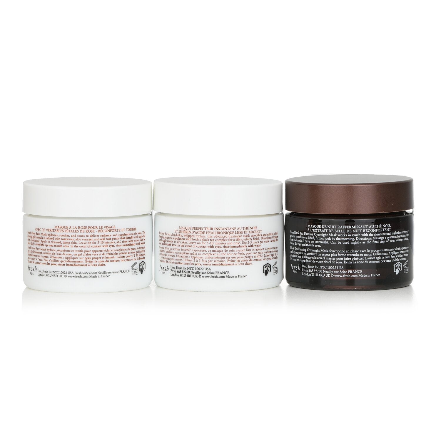 Fresh Mini Face Mask Trio Set: 3pcs