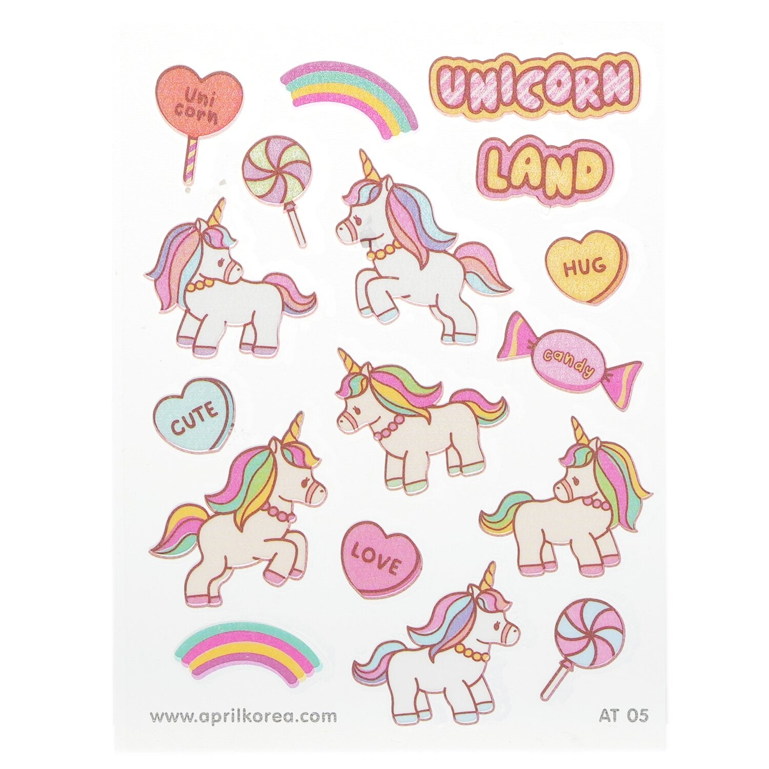 April Korea April Body Sticker - # AT 05 1pc
