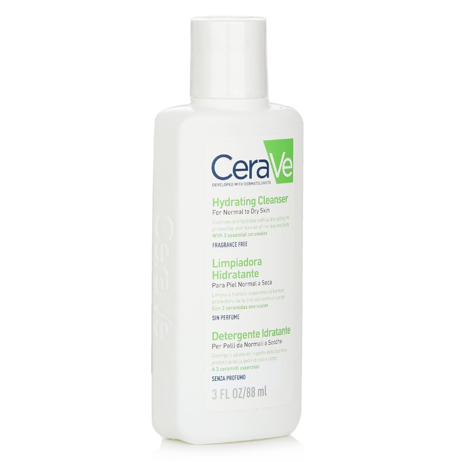 CeraVe Cerave Hydrating Cleanser Cream For Normal to Dry Skin 88ml/3oz