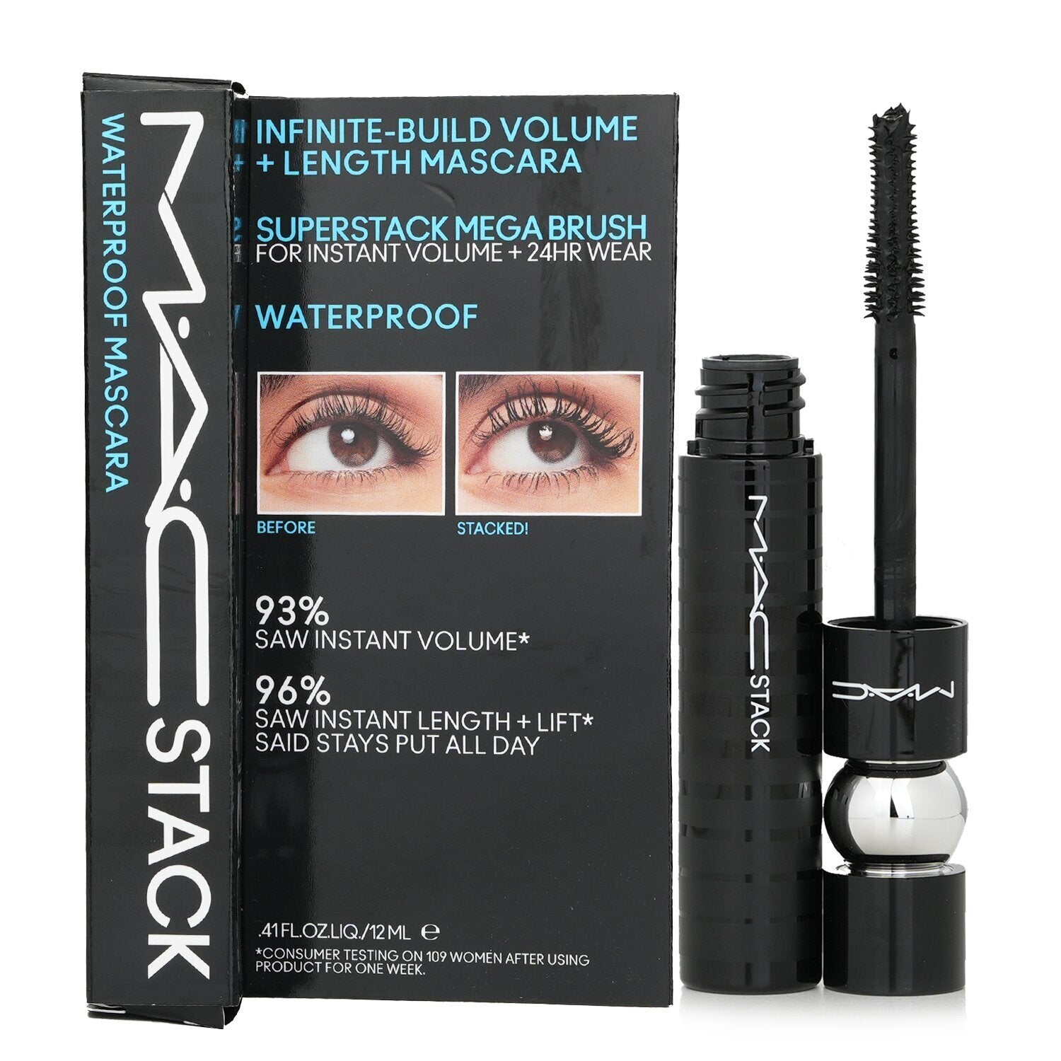 MAC MACStack waterproof mascara 12ml/0.41oz