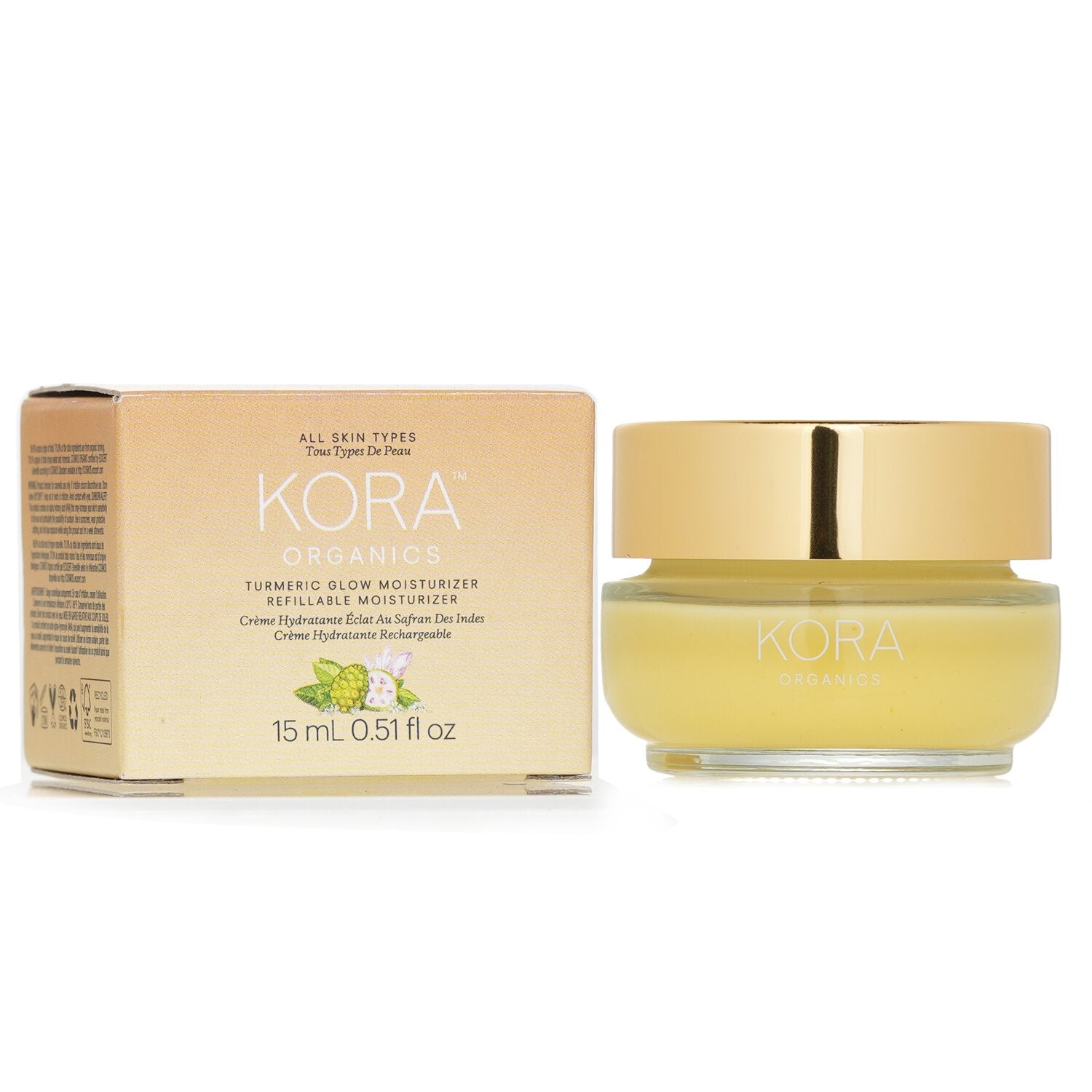 Kora Organics Turmeric Glow Moisturizer (Miniature) 15ml/0.51oz