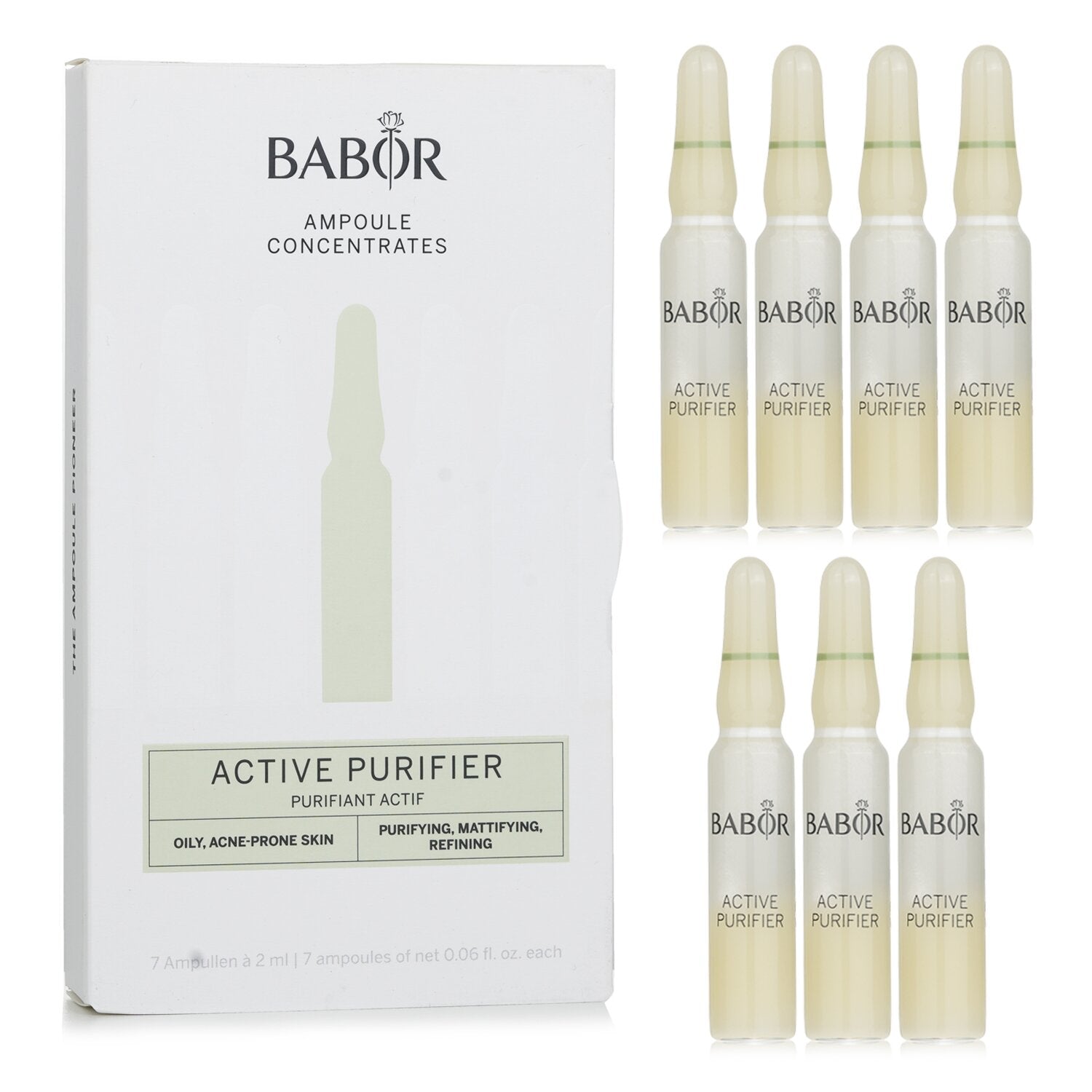 Babor Ampoule Concentrates - Active Purifier (For Oily, Acne-prone Skin) 7x2ml/
