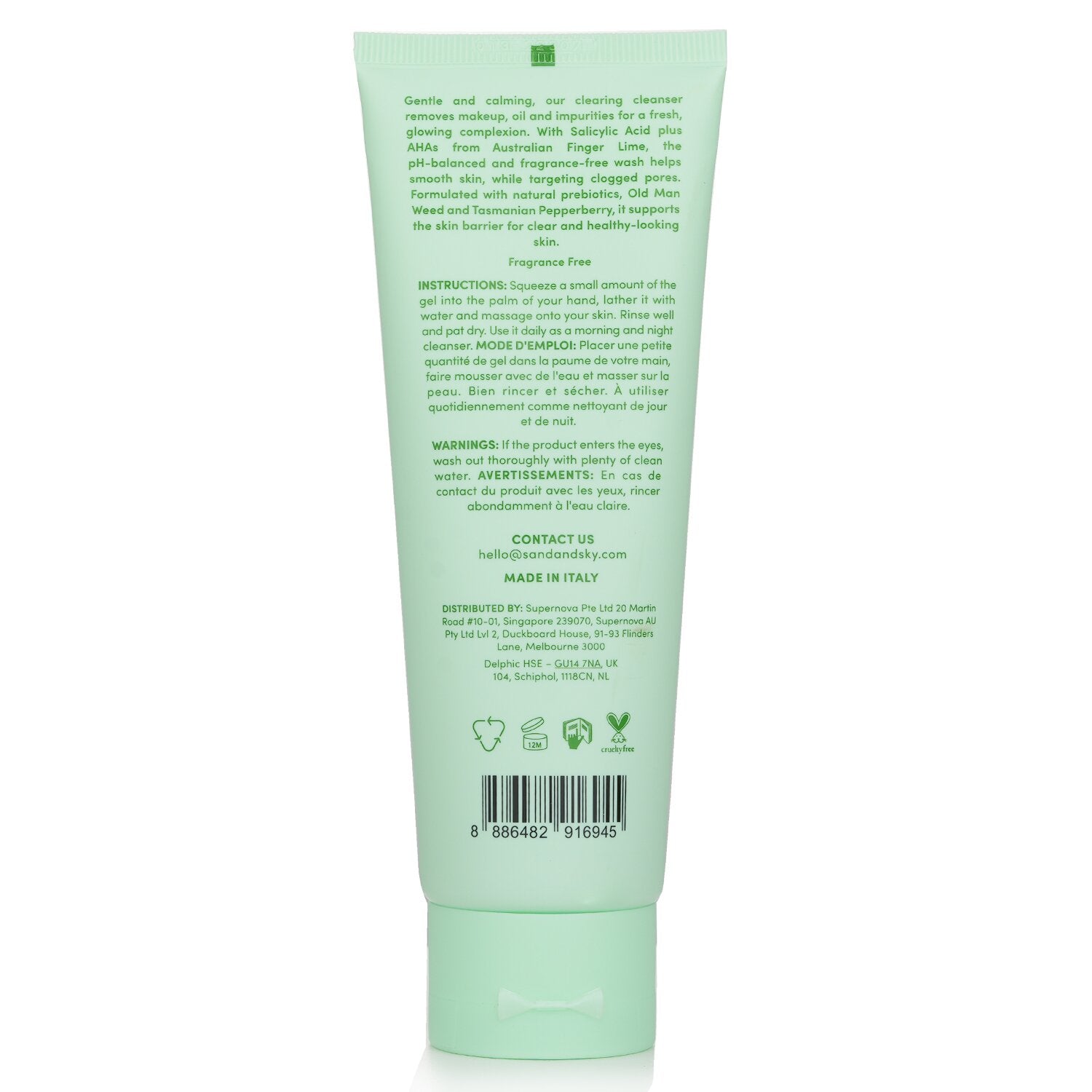 Sand & Sky Oil Control - Clearing Cleanser 120ml/4.06oz