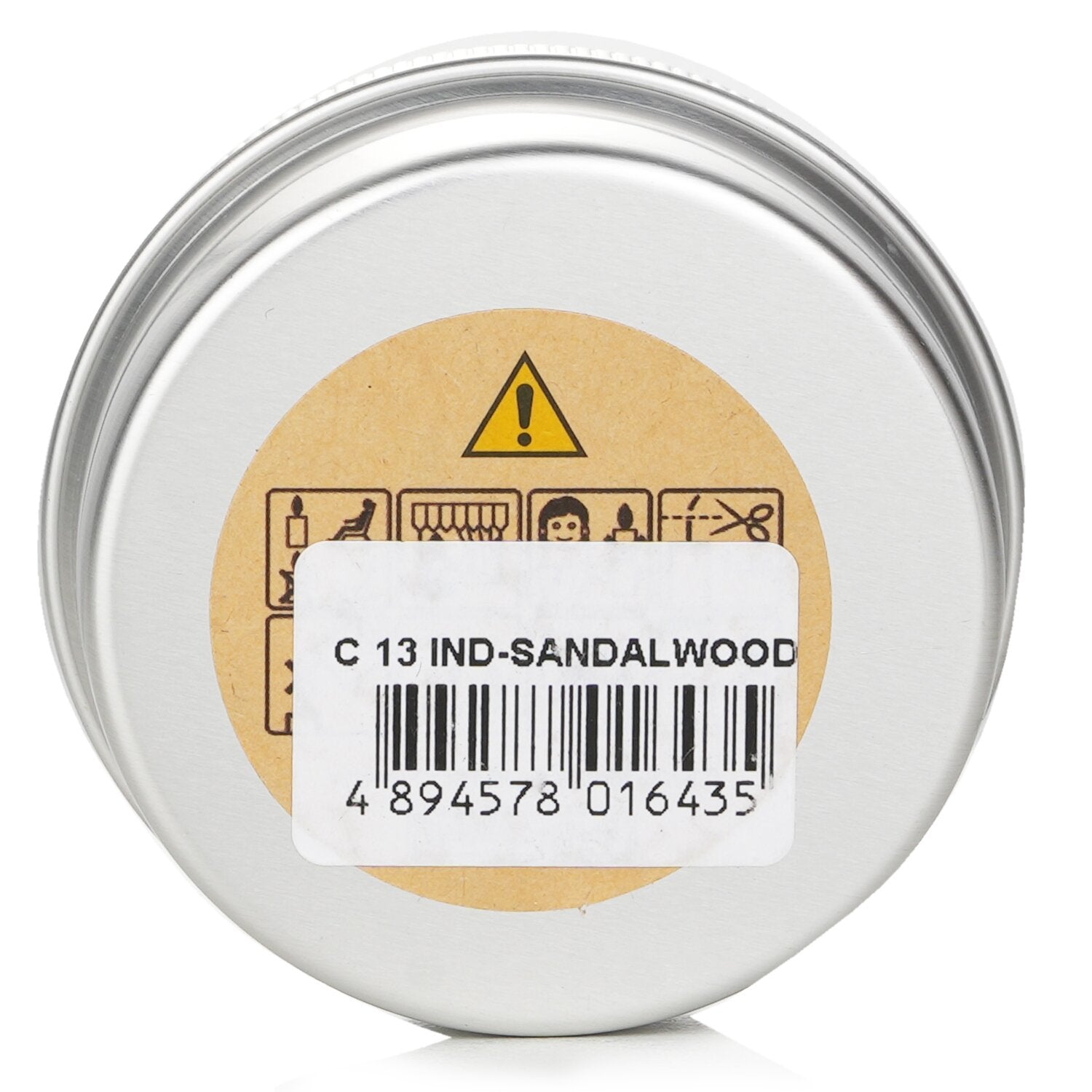 Carroll & Chan 100% Beeswax Mini Tin Candle - # Indian Sandalwood (Sandalwood, V