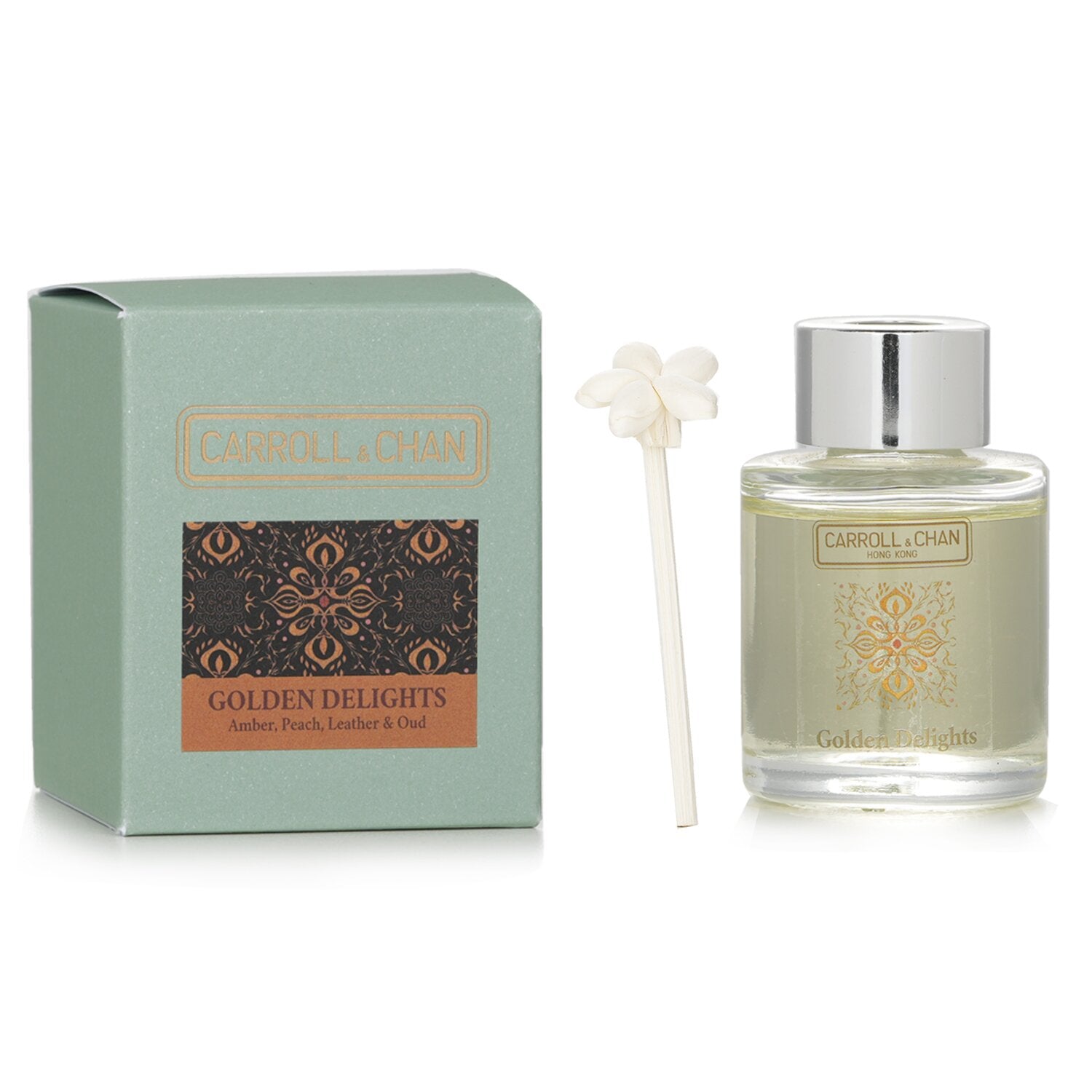 Carroll & Chan Mini Diffuser - # Golden Delights (Amber, Peach, Leather & Oud) 2