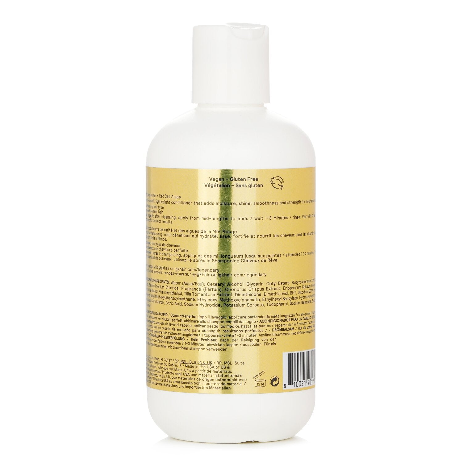 IGK Legendary Dream Hair Conditioner - Shea Butter + Red Sea Algae 236ml/8oz