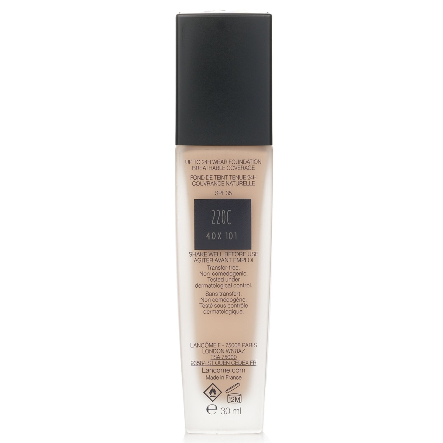 Lancome Teint Idole Ultra Wear Up To 24H Wear Foundation Breathable Coverage SPF