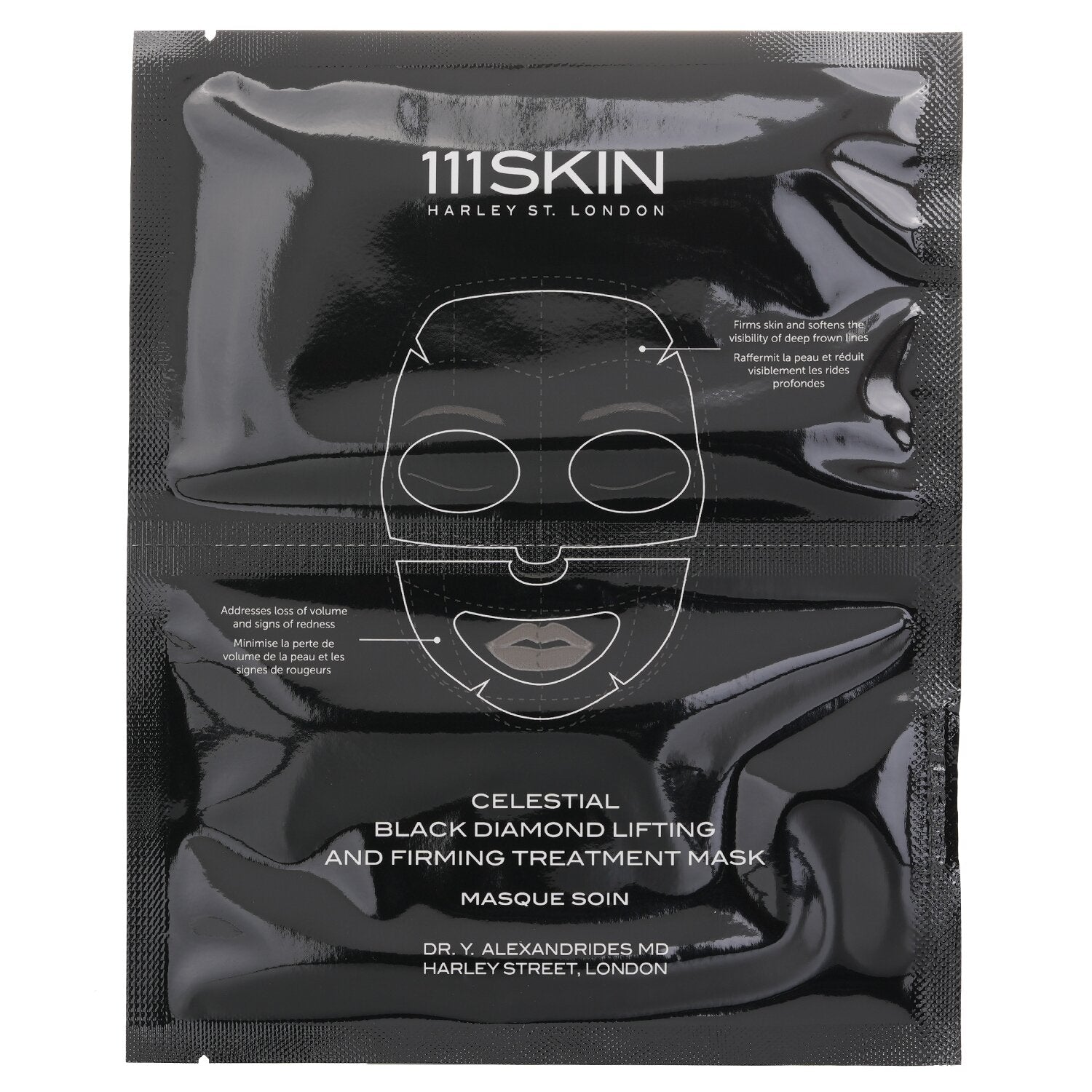 111skin Celestial Black Diamond Lifting and Firming Treatment Mask 31ml/1.04oz x