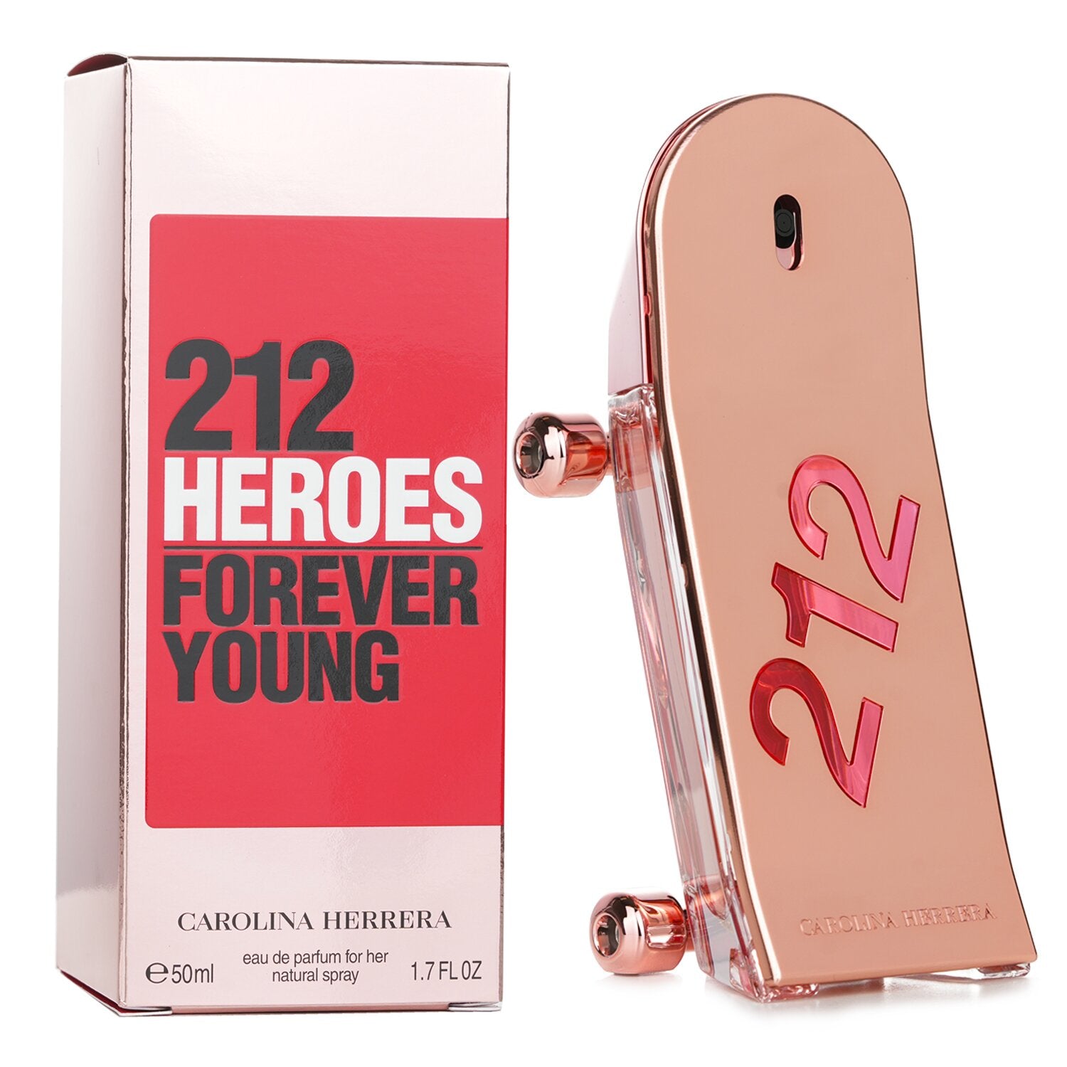 Carolina Herrera 212 Heroes Forever Young Eau De Parfum For Her Natural Spray 50