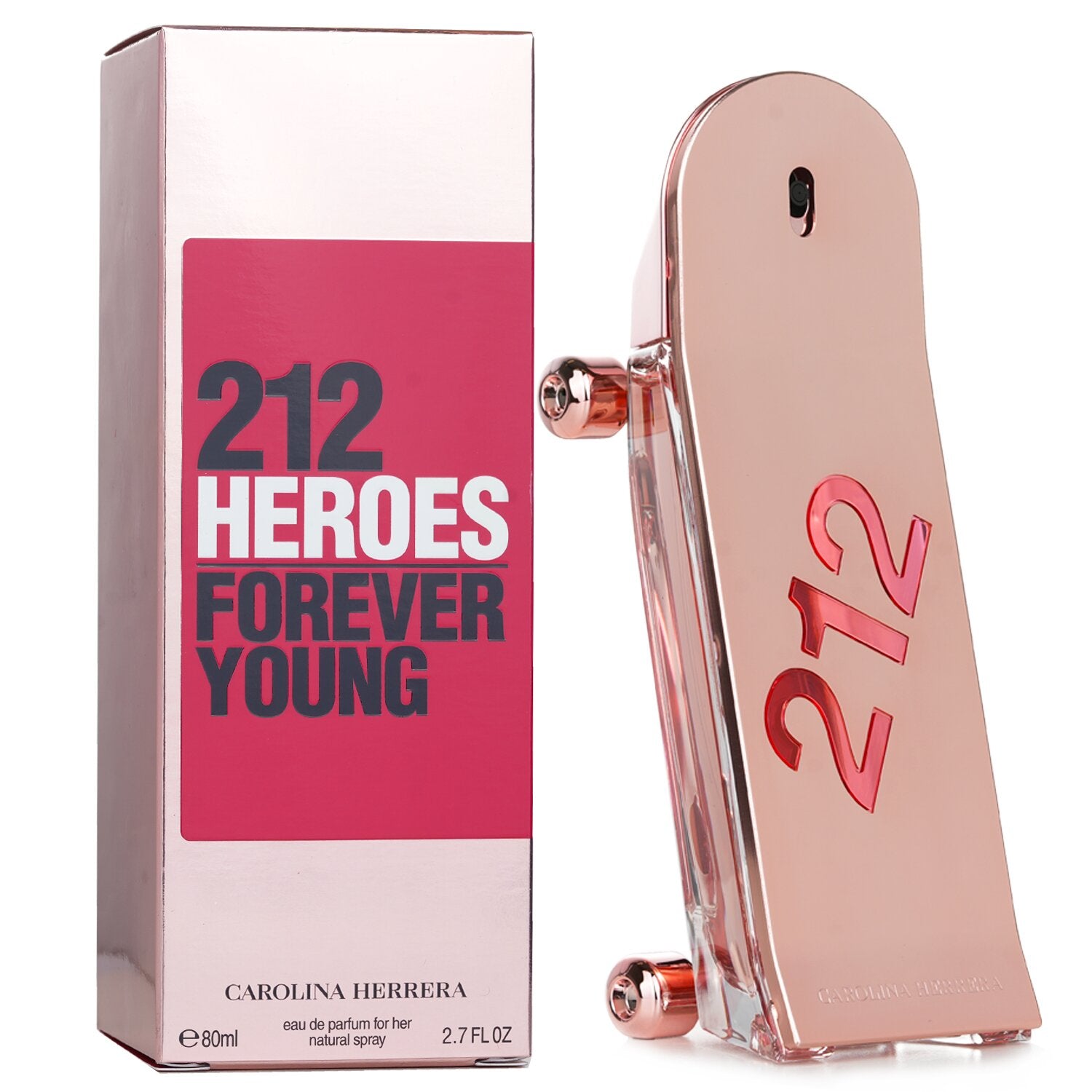 Carolina Herrera 212 Heroes Forever Young Eau De Parfume For Her Natural Spray 8