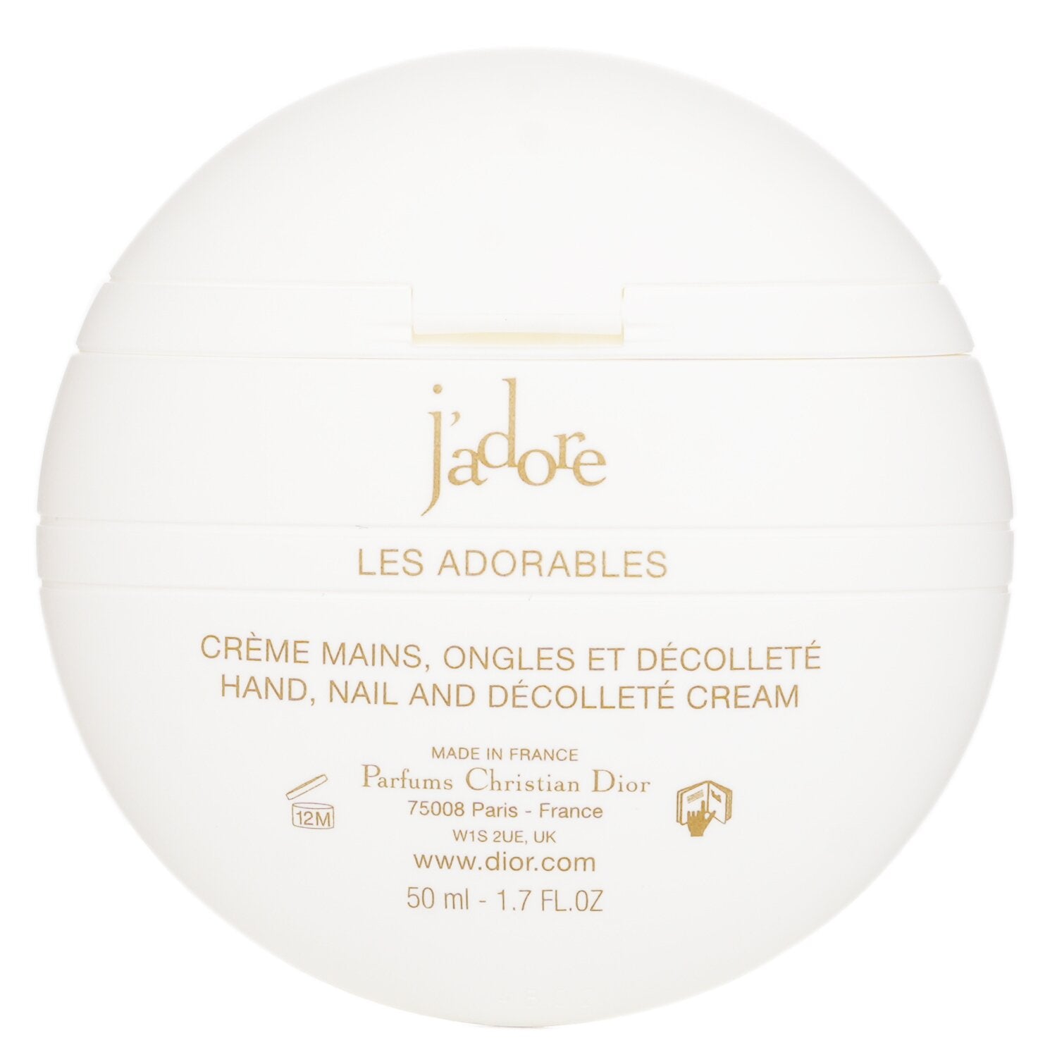 Christian Dior J'adore Les Adorables Hand, Nail And Decollete Cream 50ml