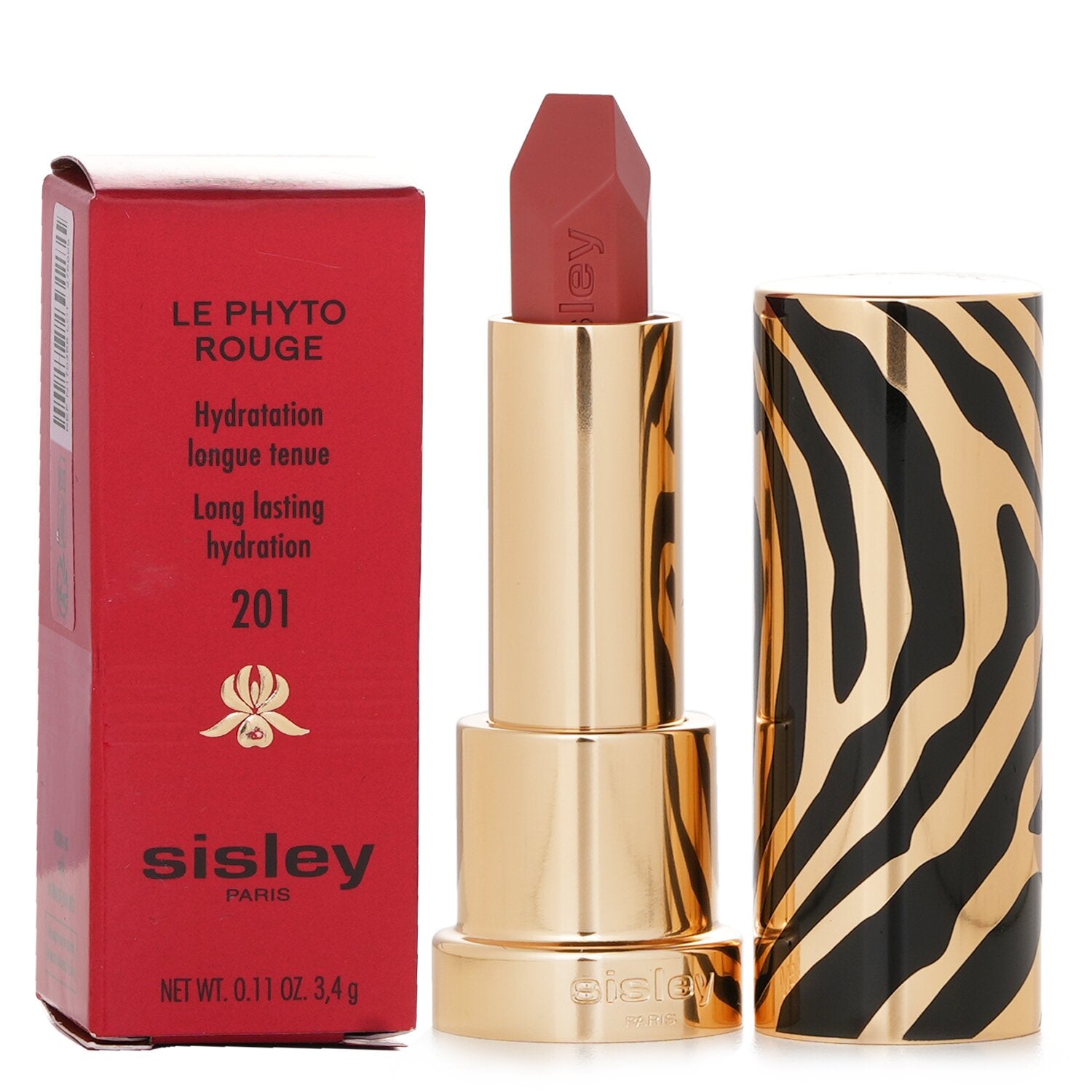 Sisley Le Phyto Rouge Long Lasting Hydration Lip Stick - # 201 Rose Tokyo 3.4g/0
