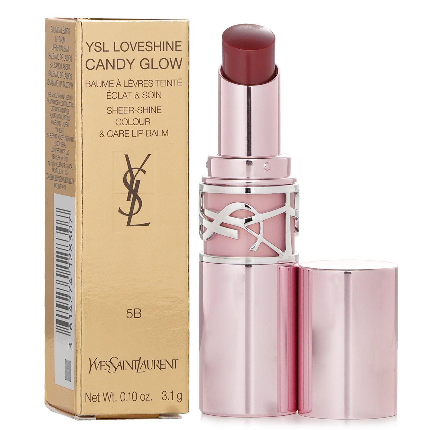 Yves Saint Laurent YSL LoveShine Candy Glow Lip blam - # 5B Nude Crush 3.1g/0.1o