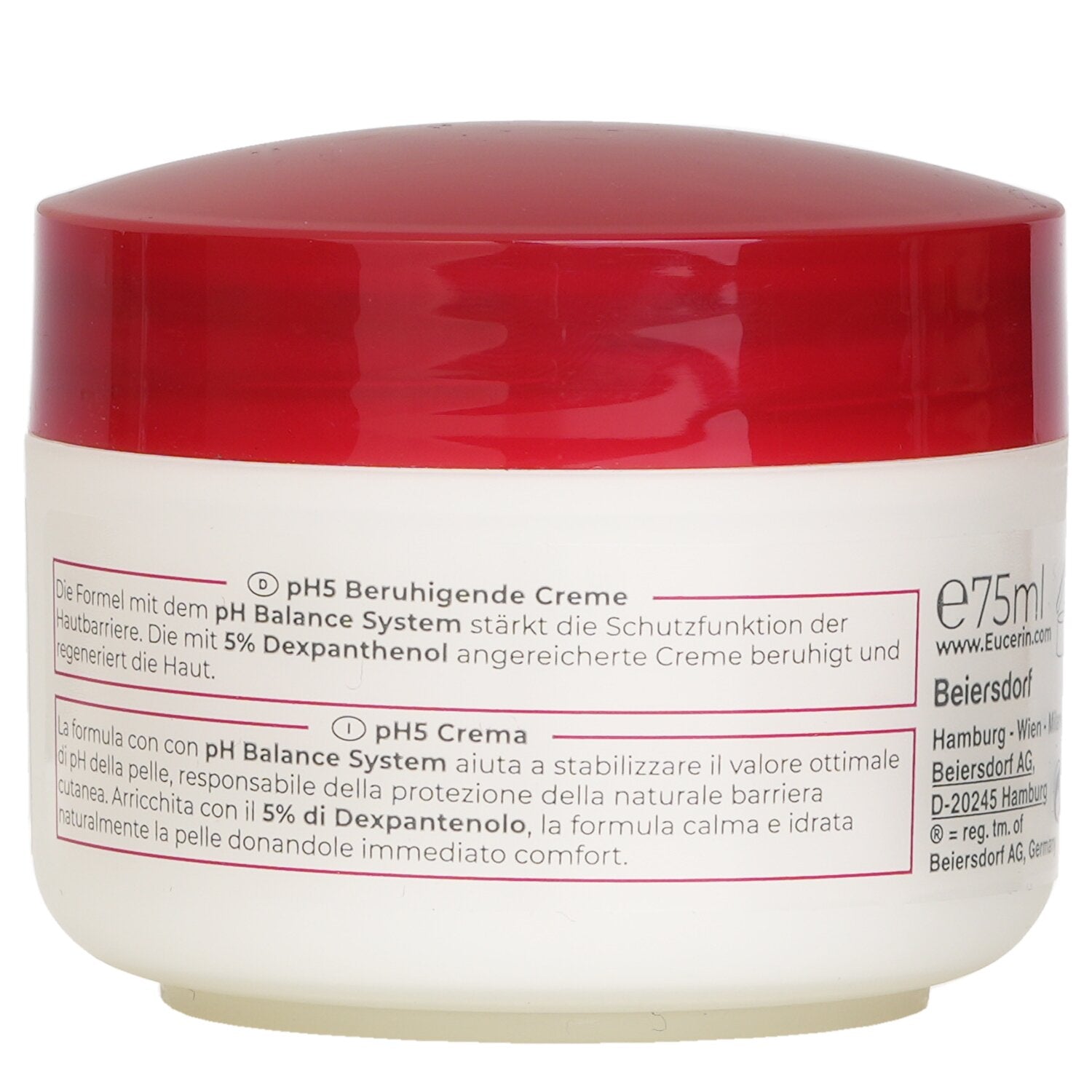 Eucerin pH 5 Dry Sensitive Face and Body Cream 75ml