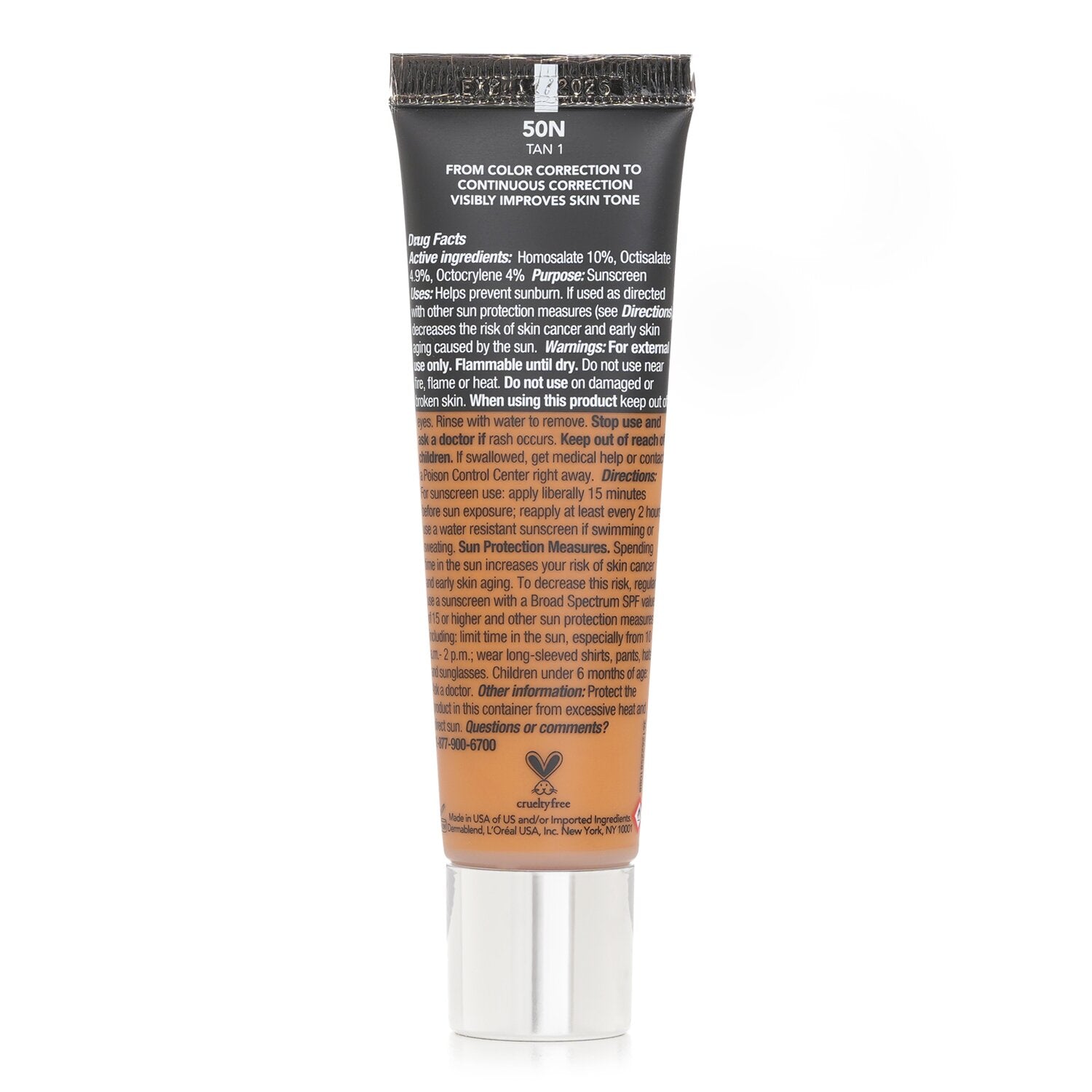 Dermablend Continuous Correction™ CC Cream SPF 50 - # 50N Tan 1 30ml/1oz