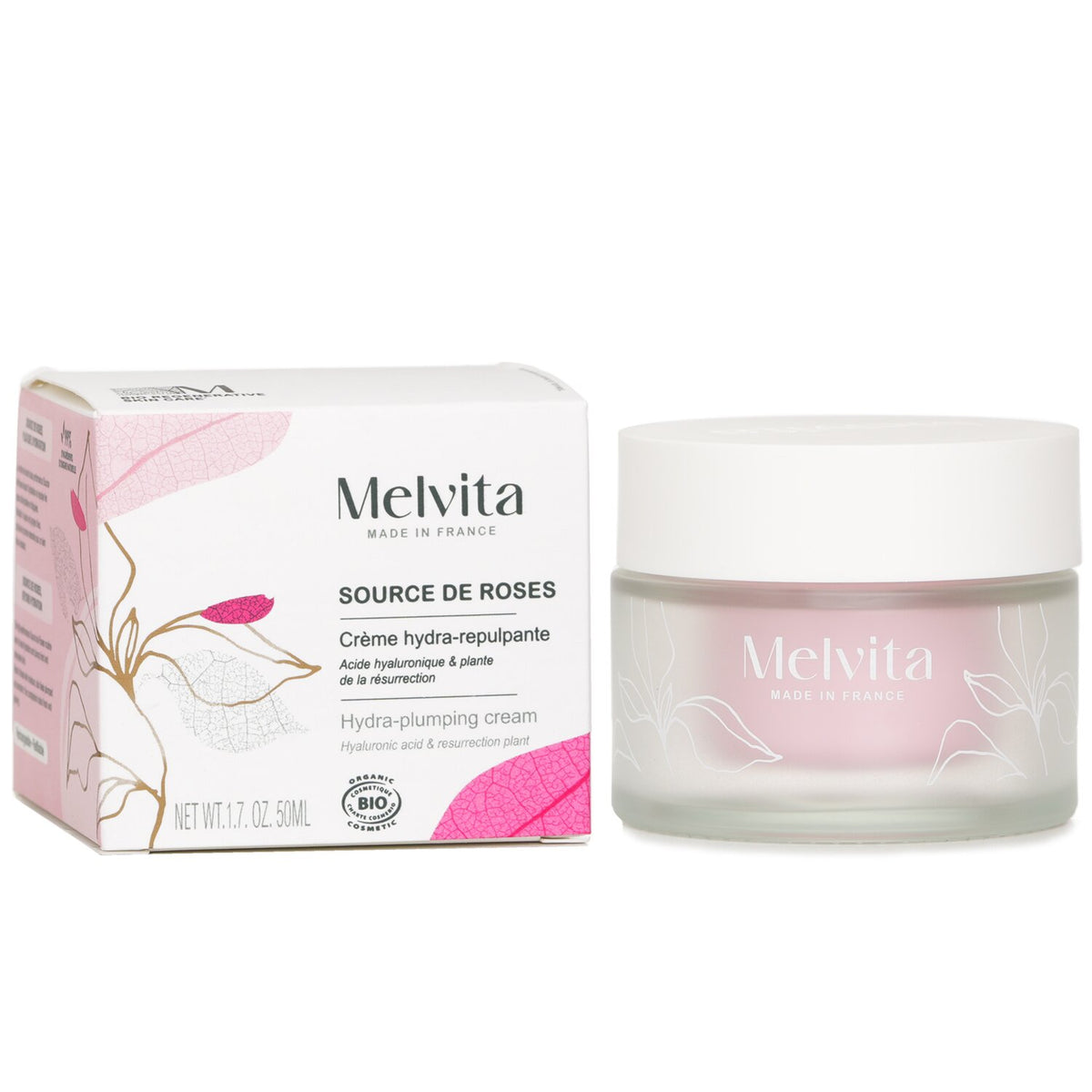 Melvita Source De Roses Hydra Plumping Cream 50ml
