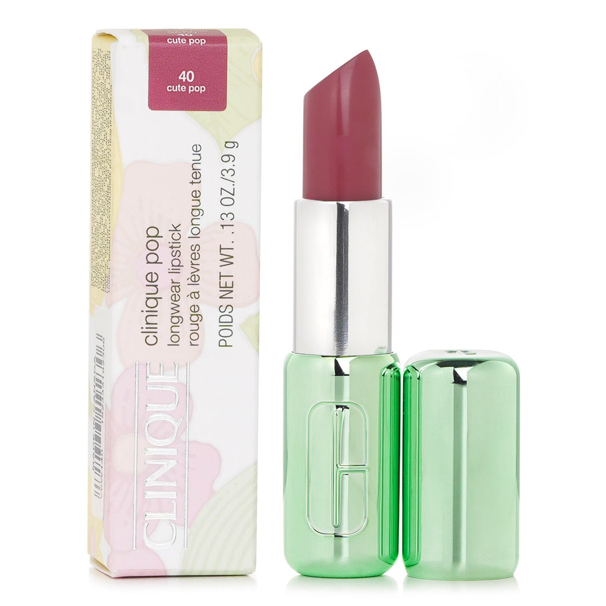 Clinique Pop Longwear Lipstick Satin - # 40 Cute Pop 3.9g/0.13oz
