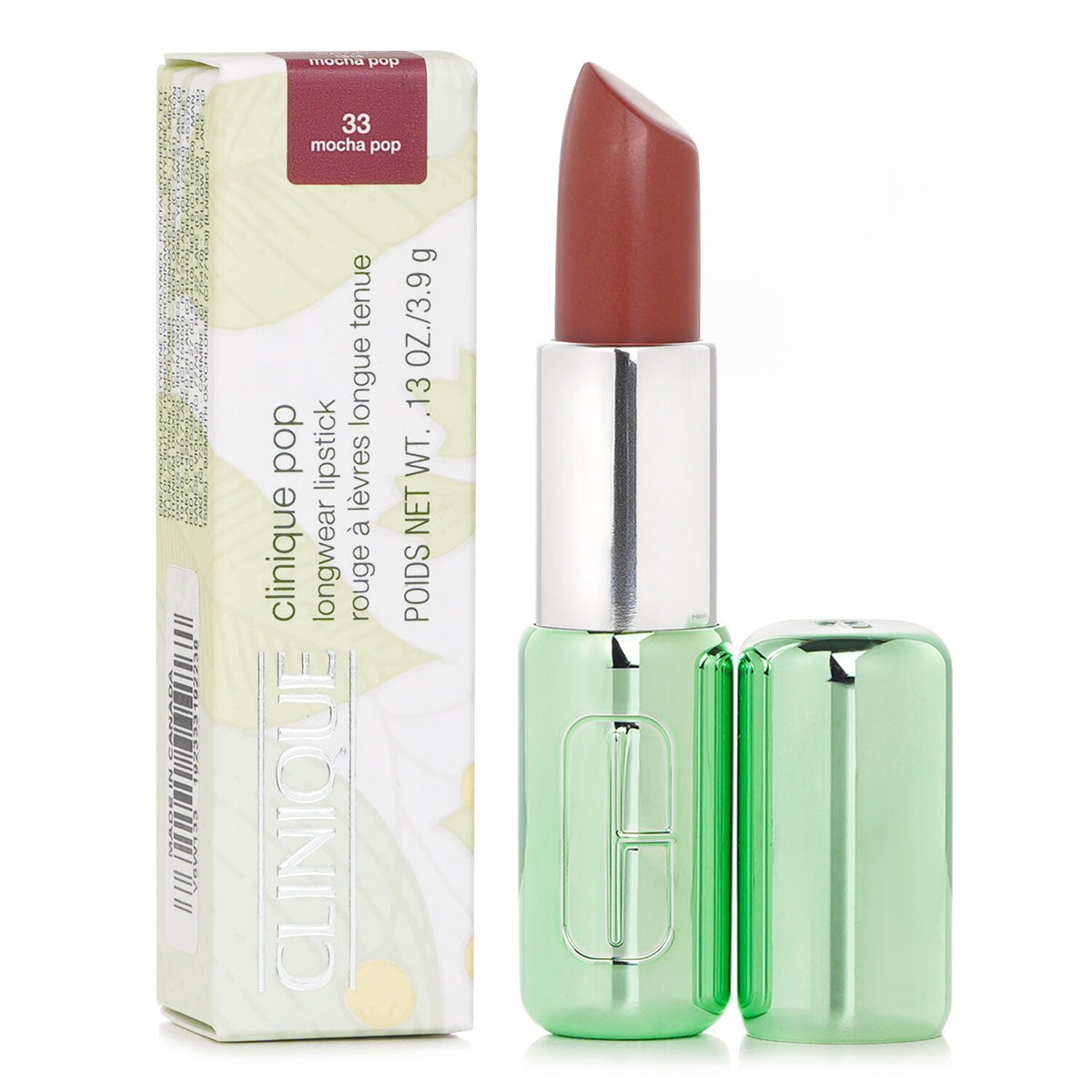 Clinique Pop Longwear Lipstick Satin - # 33 Mocha Pop 3.9g/0.13oz