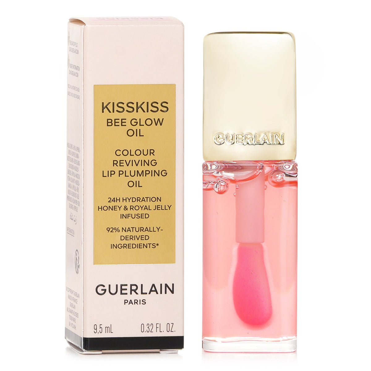 Guerlain KissKiss Bee Glow Oil Colour Reviving Lip Plumping Oil - # 258 Rose Glo
