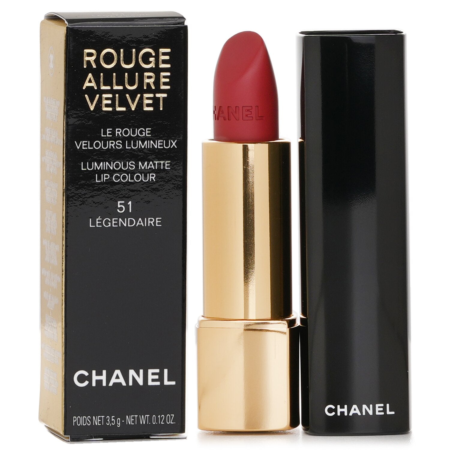 Chanel Rouge Allure Velvet Luminous Matte Lip Colour - # 51 Legendaire 3.5g/0.12