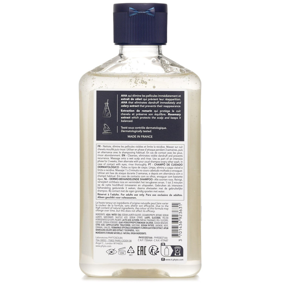 Phyto Anti Dandruff Dermo Treating Shampoo 250ml
