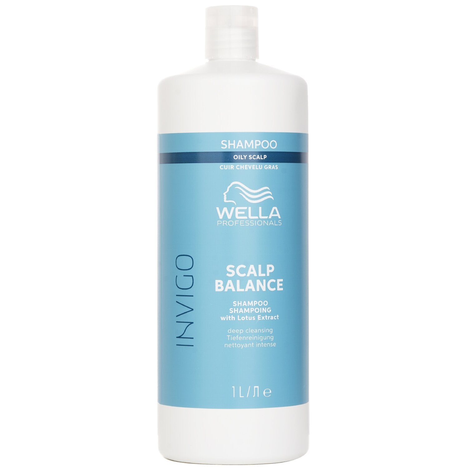 Wella Invigo Scalp Balance Shampoo With Lotus Extract Oily Scalp 1000ml