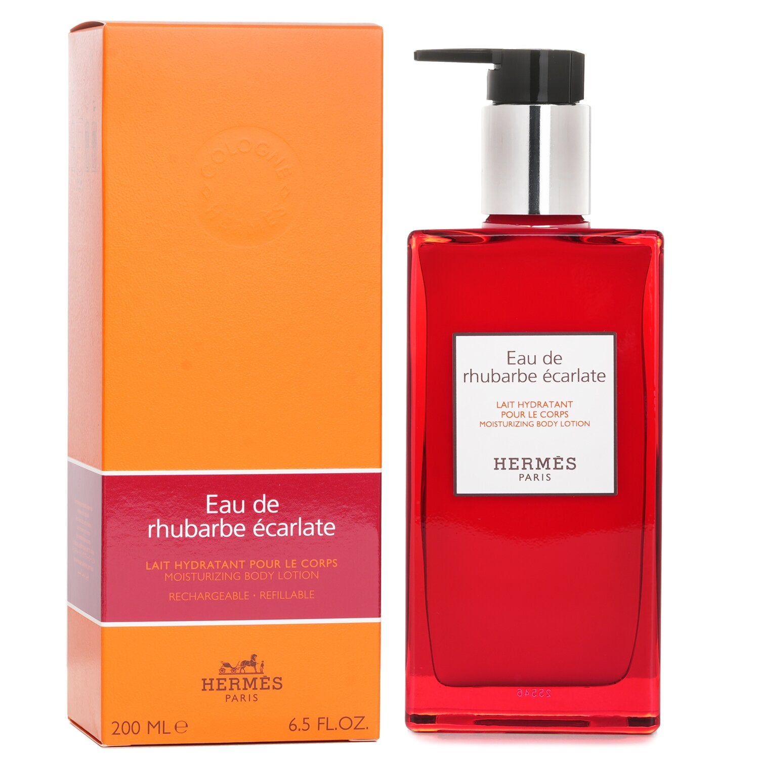 Hermes Eau De Rhubarbe Ecarlate Moisturizing Body Lotion 200ml