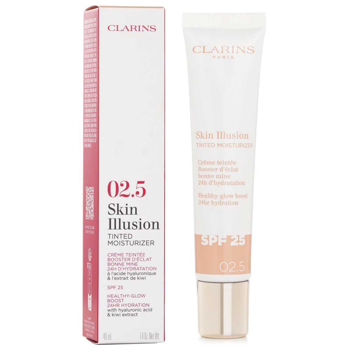 Clarins Skin Illusion Tinted Moisturizer SPF 25 - # 2.5 40ml