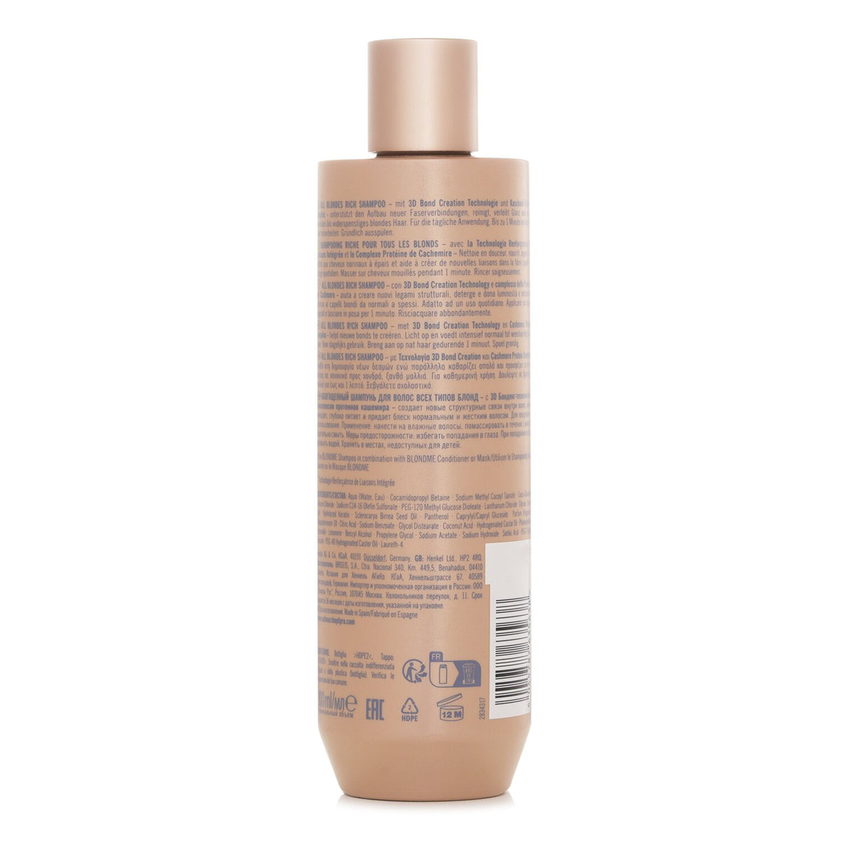 Schwarzkopf Blond Me All Blondes Rich Shampoo 300ml