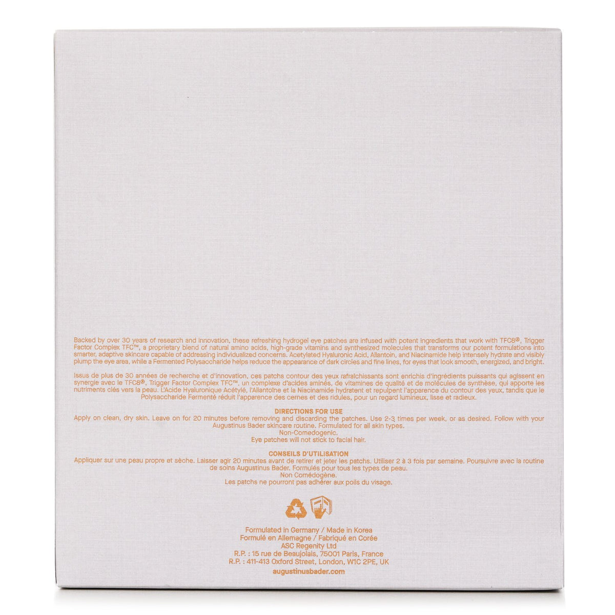 Augustinus Bader The Eye Patches 6x 3g