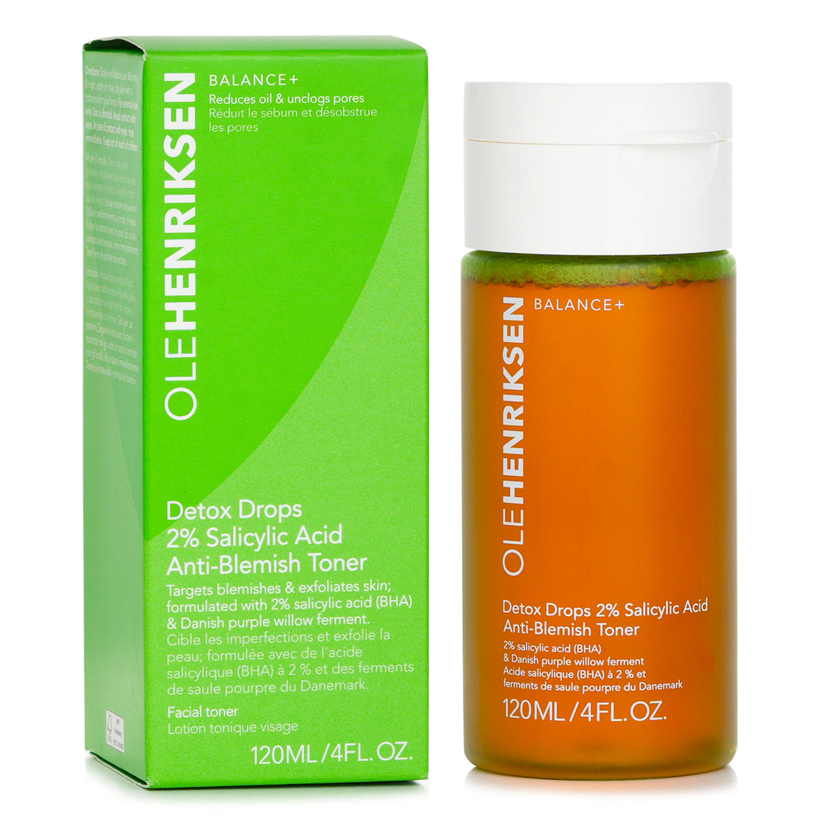 Ole Henriksen Detox Drops 2% Salicylic Acid Anti-Blemish Toner 120ml