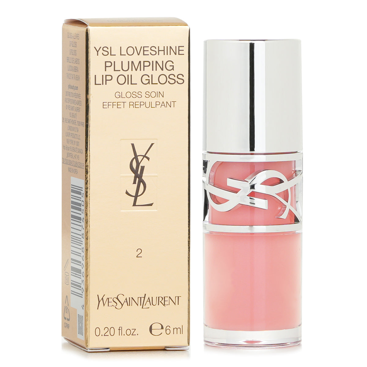 Yves Saint Laurent Loveshine Plumping Lip Oil Gloss - # 2 Lucky Moonstone 6ml