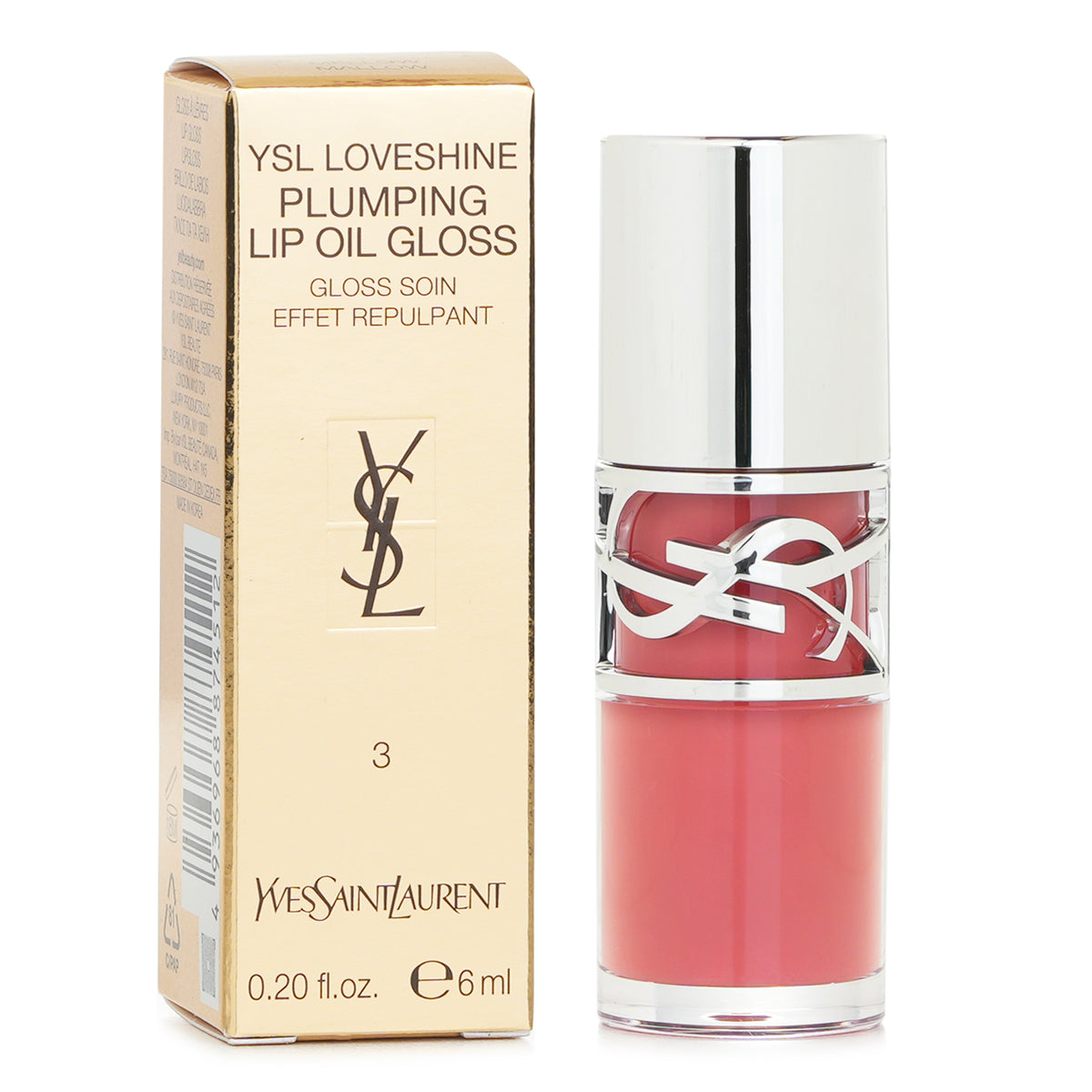 Yves Saint Laurent Loveshine Plumping Lip Oil Gloss - # 3 Mellow Mallow 6ml